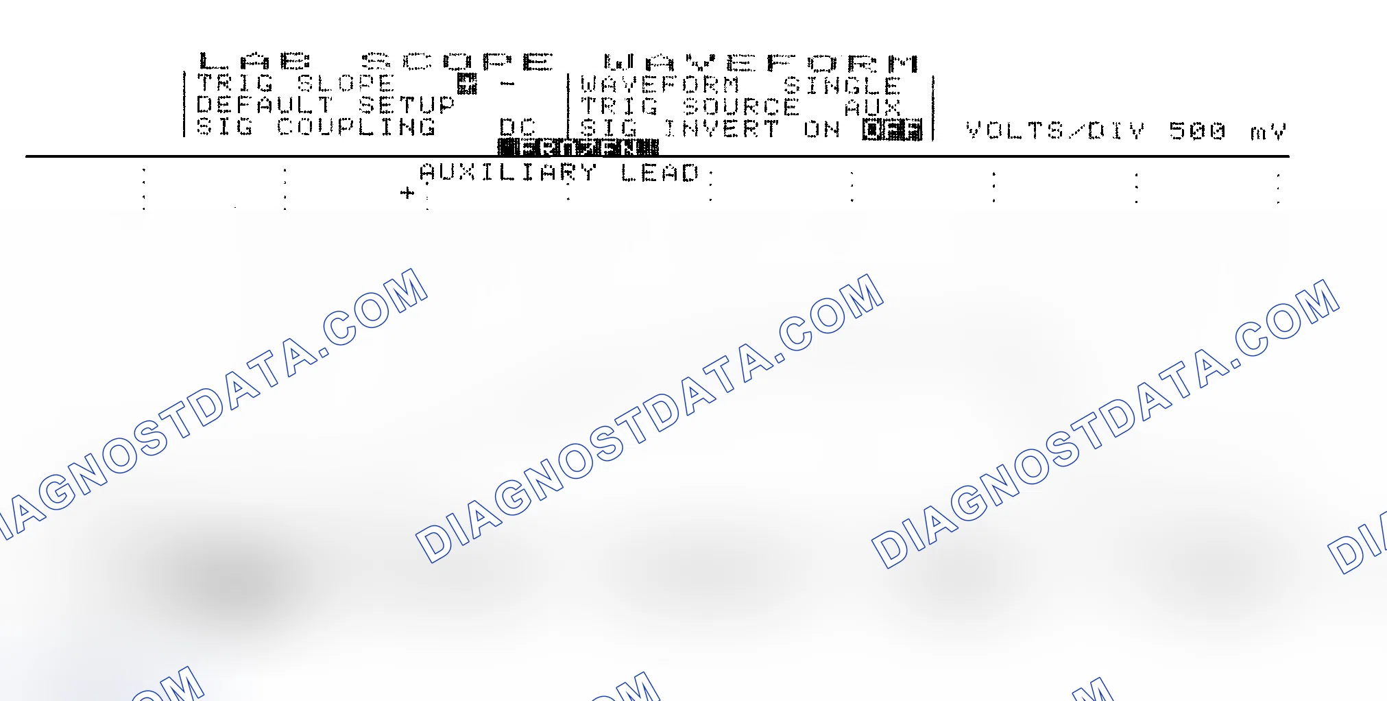 Scheme 14: Single Injector w/Excessive Current Flow - Current Pattern
