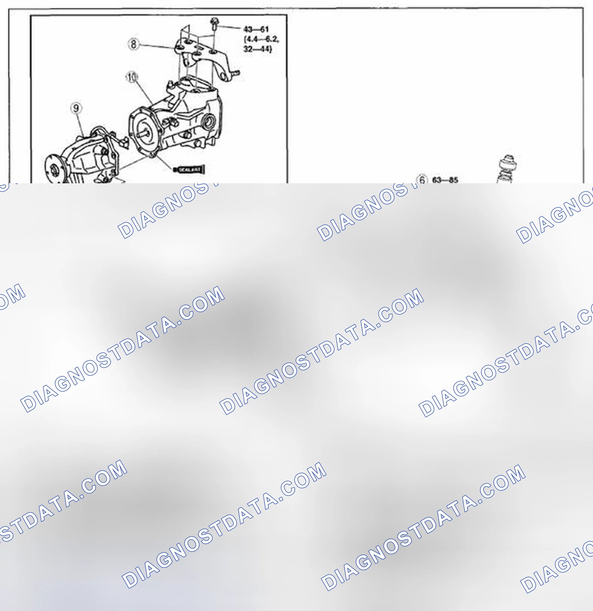 Scheme 12: REAR DIFFERENTIAL REMOVAL/INSTALLATION