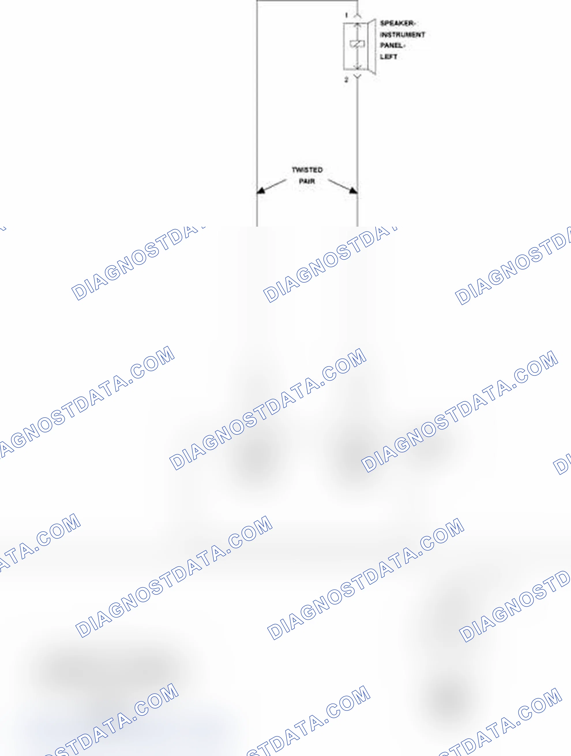 Scheme 26: B1462-CHANNEL 1 AUDIO SPEAKER OUTPUT CIRCUIT HIGH