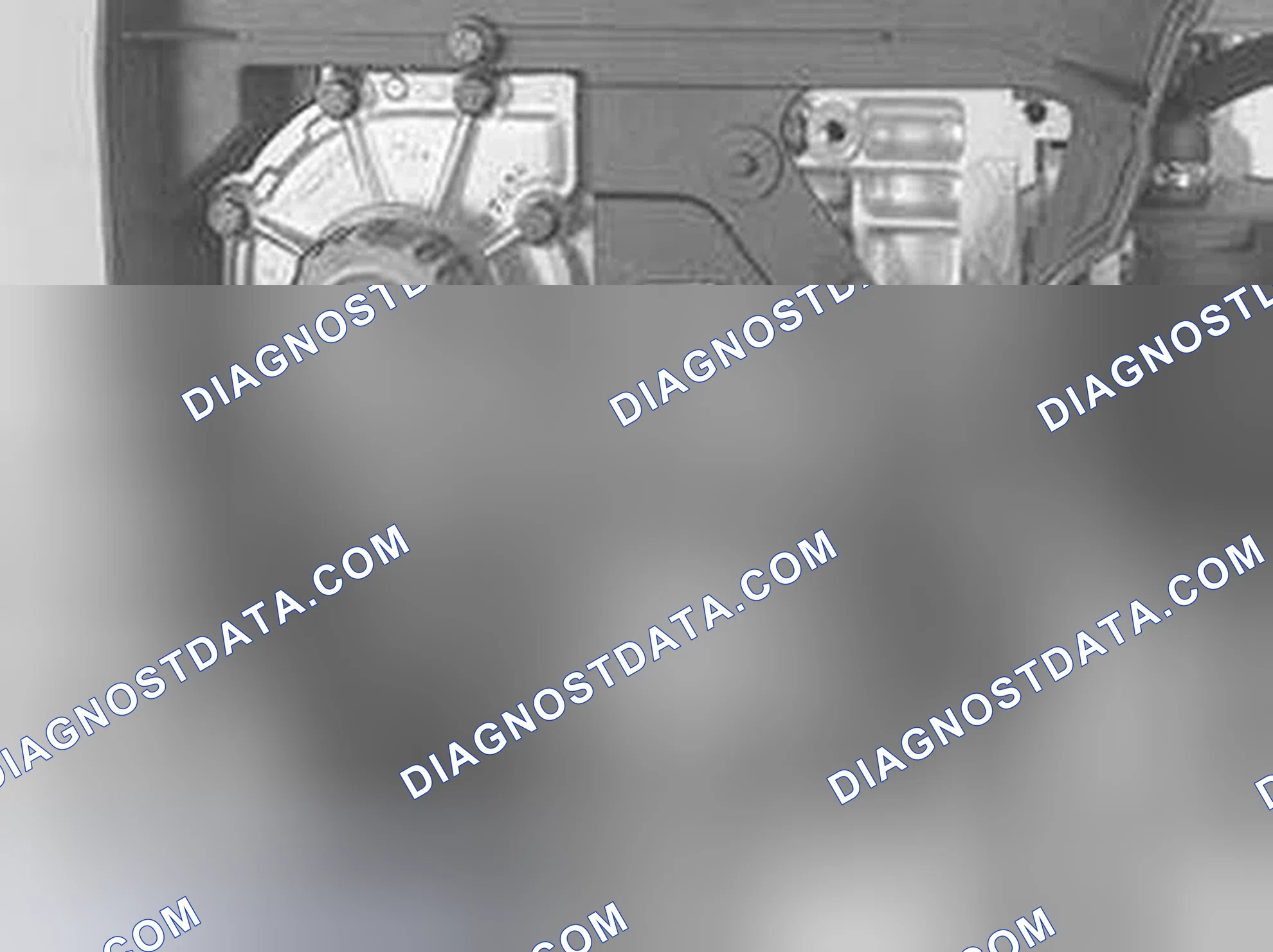Scheme 473: Removing the coolant pump/timing belt cover