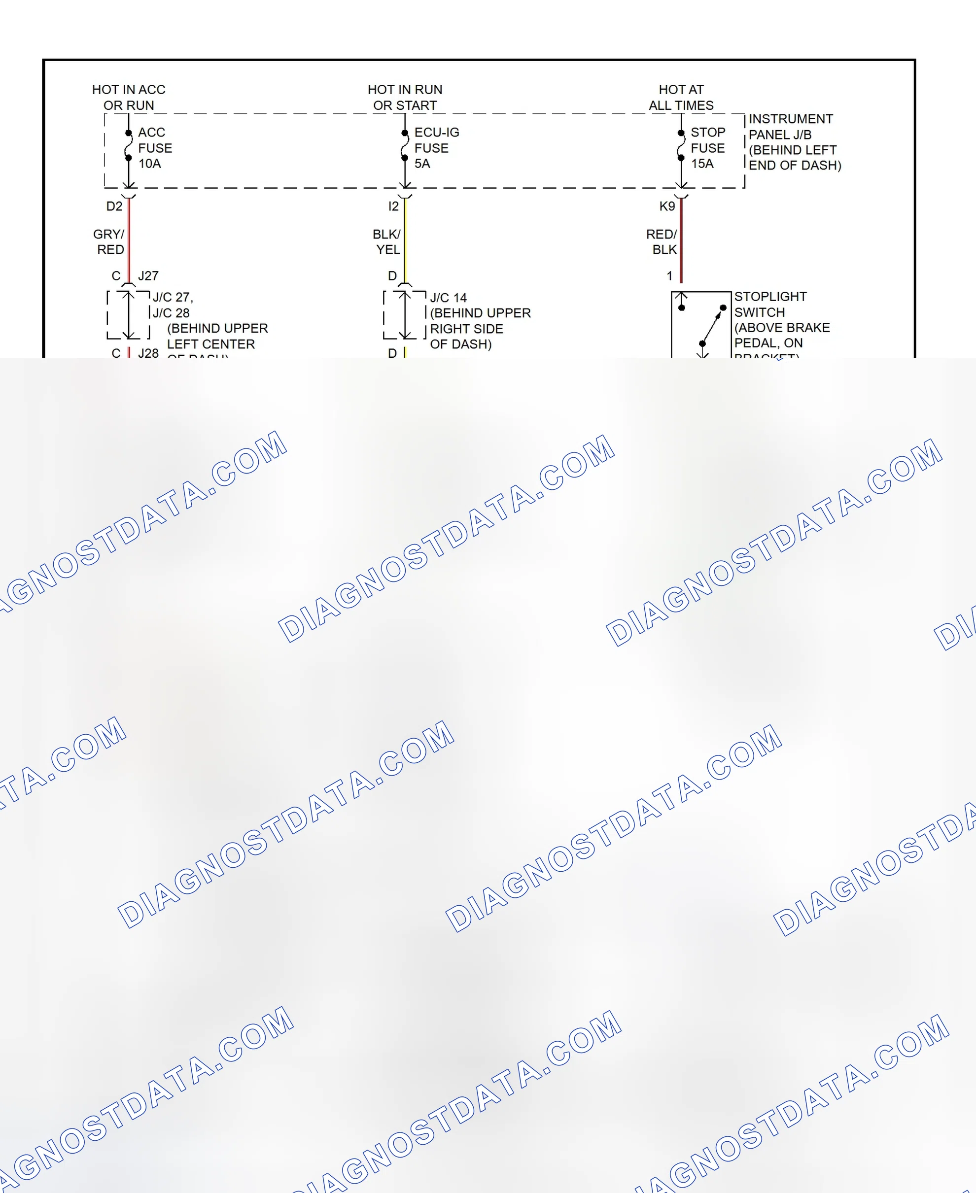 Scheme 378: Shift Interlock System Wiring Diagram (2001 - Toyota Prius)