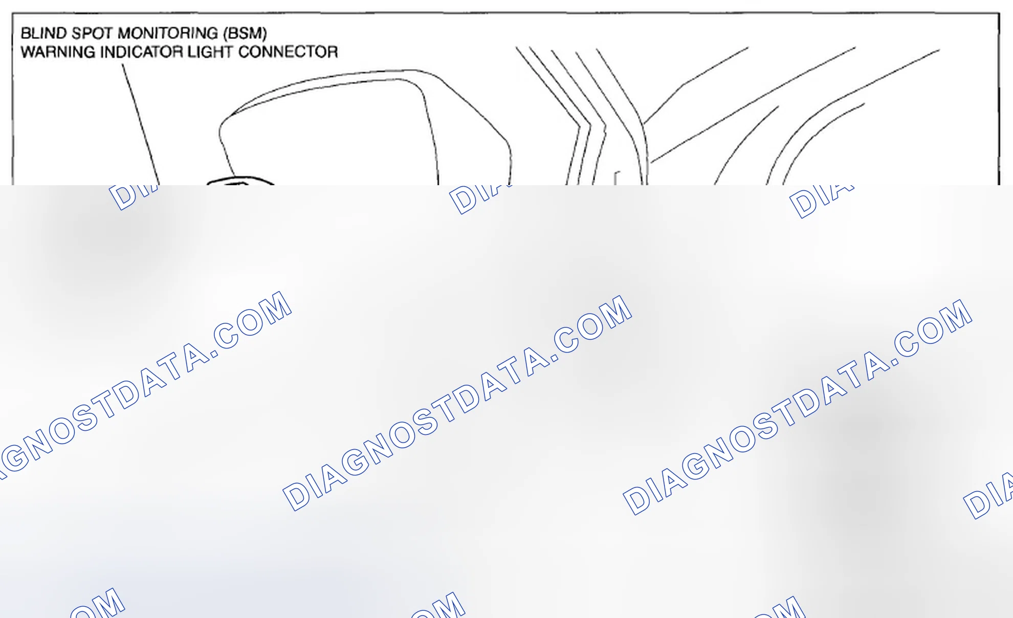 Scheme 34: Blind Spot Monitoring (BSM) Warning Indicator Light Inspection