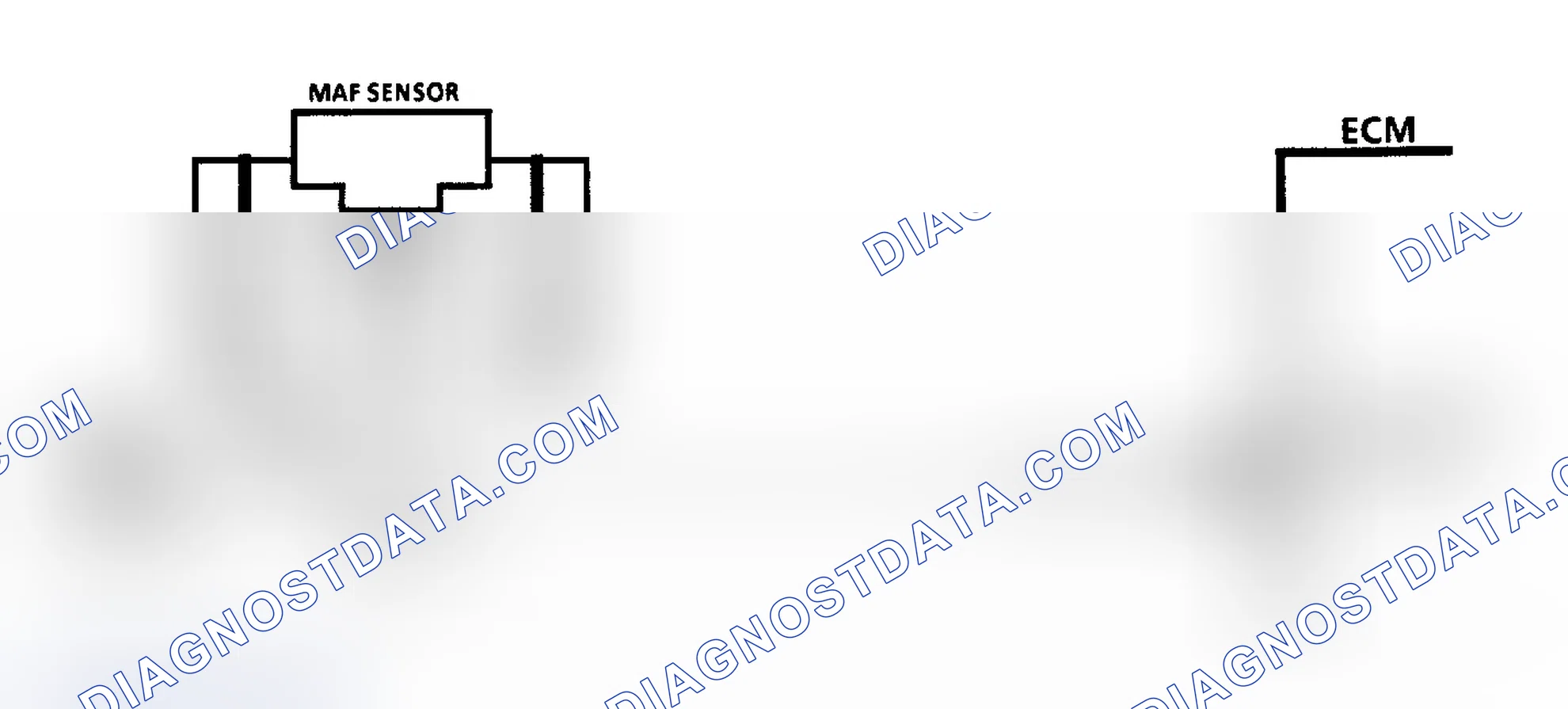 Scheme 302: Code 34: MAF Sensor Ckt Diag (3.8L C/H Body)