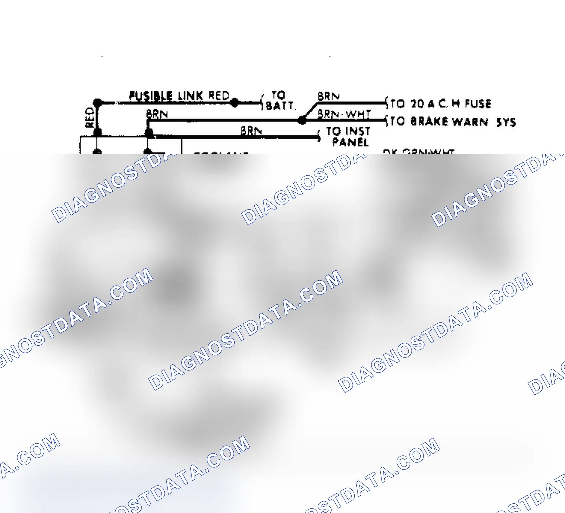 Scheme 27: "X" body V6 (Hvy. Duty Cooling) Radiator Fan Wiring Diagram