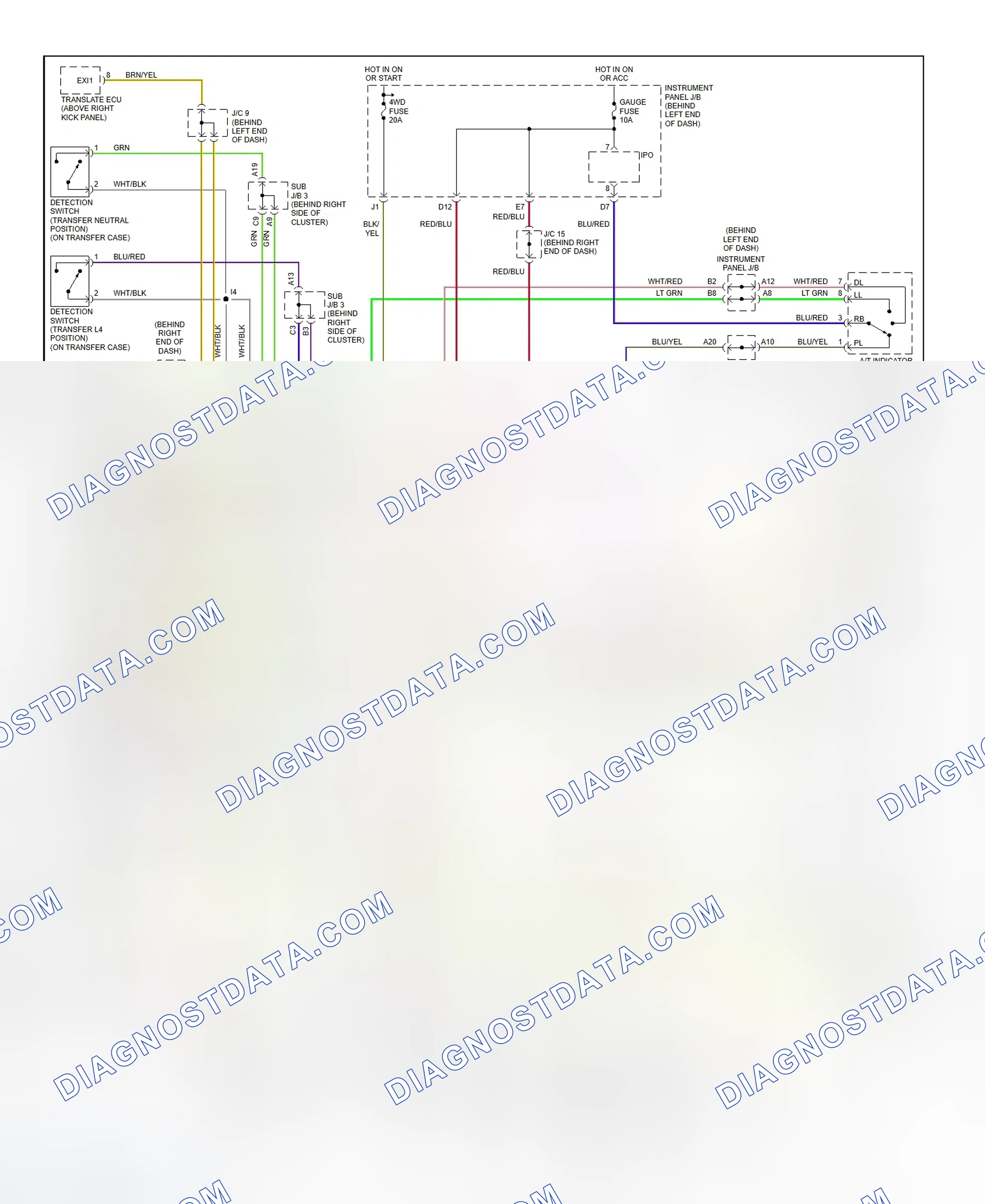 Scheme 17: Differential Lock System Wiring Diagram (Sequoia)