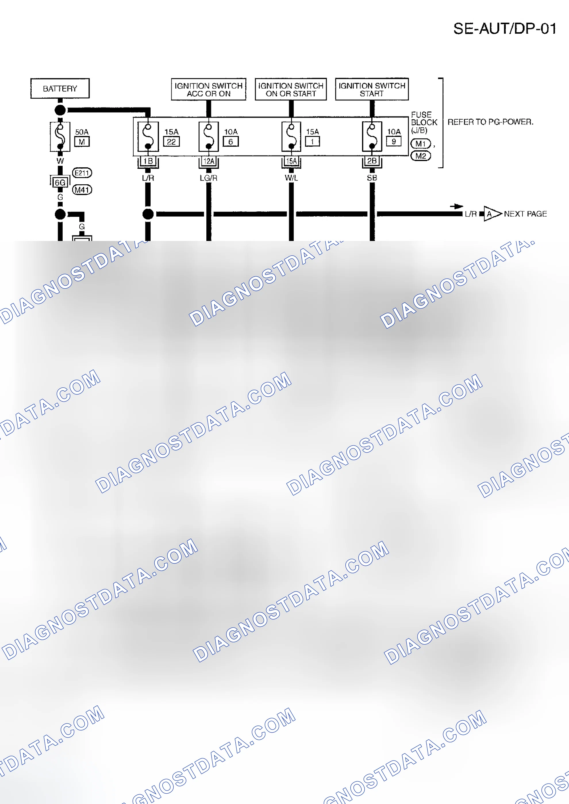 Scheme 207: WIRING DIAGRAM-AUT/DP