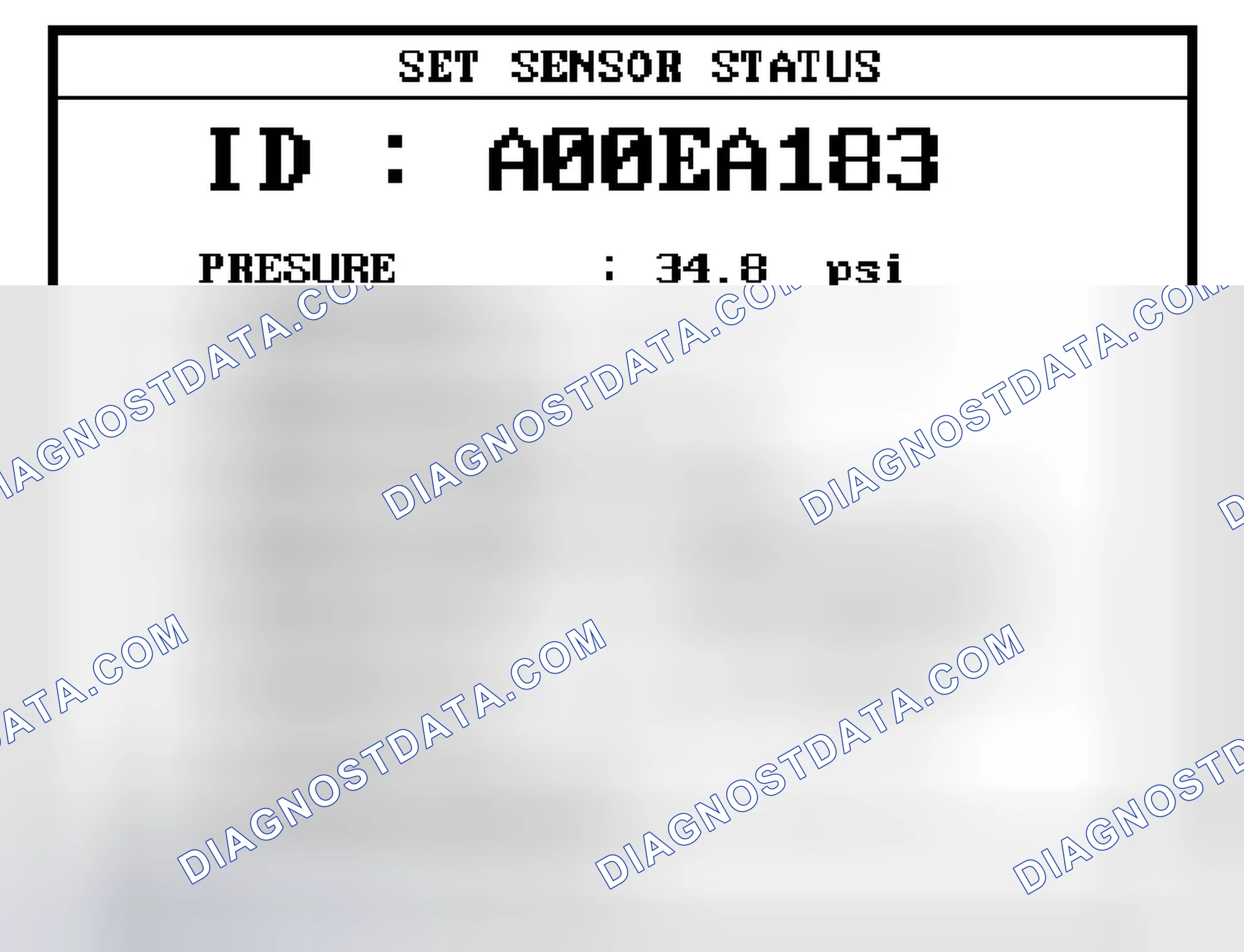 Scheme 1: TPMS RESET - PROCEDURE 2