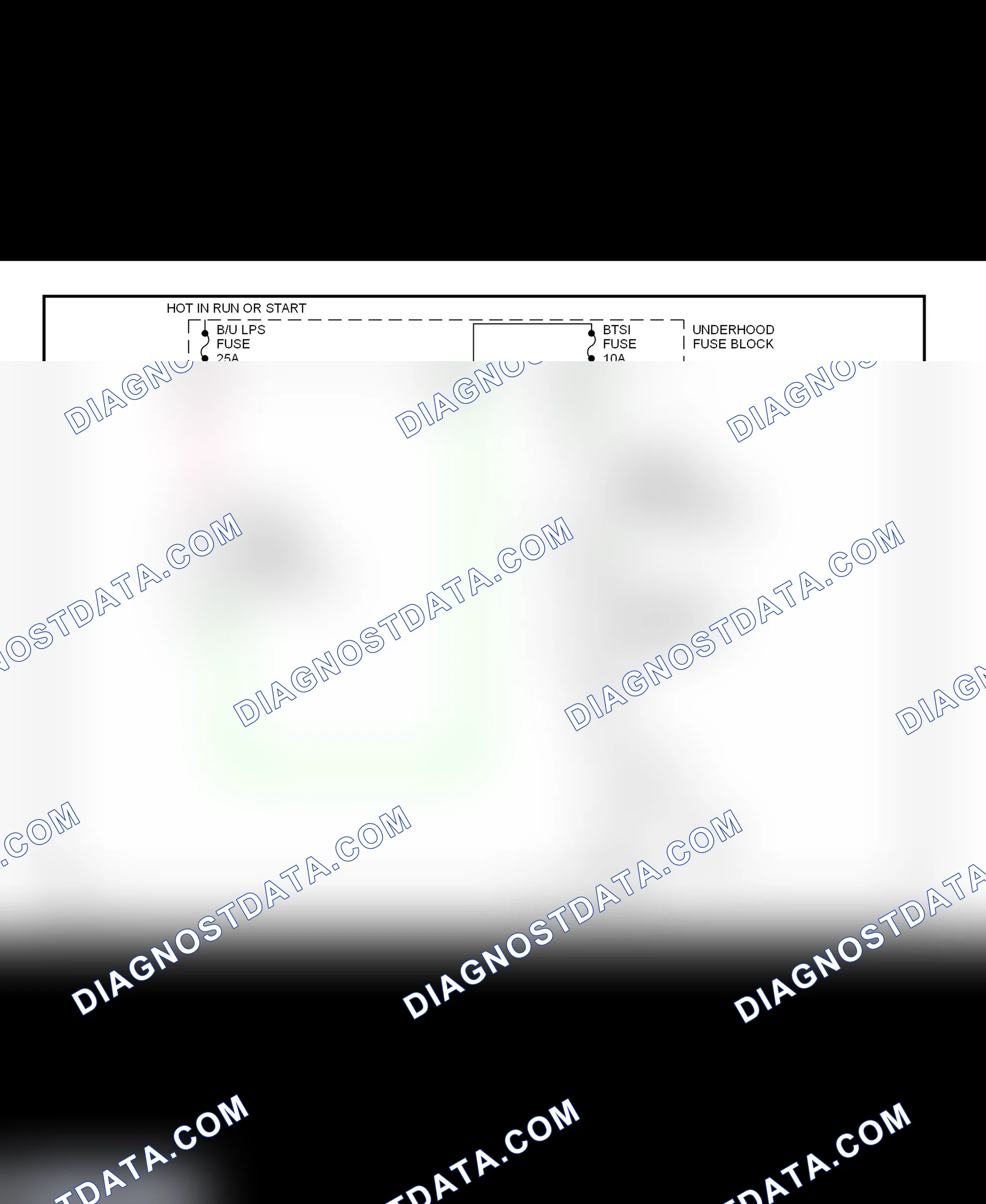 Fig. 8: Shift Interlock System Wiring Diagram ("S" & "T" Series Pickup)