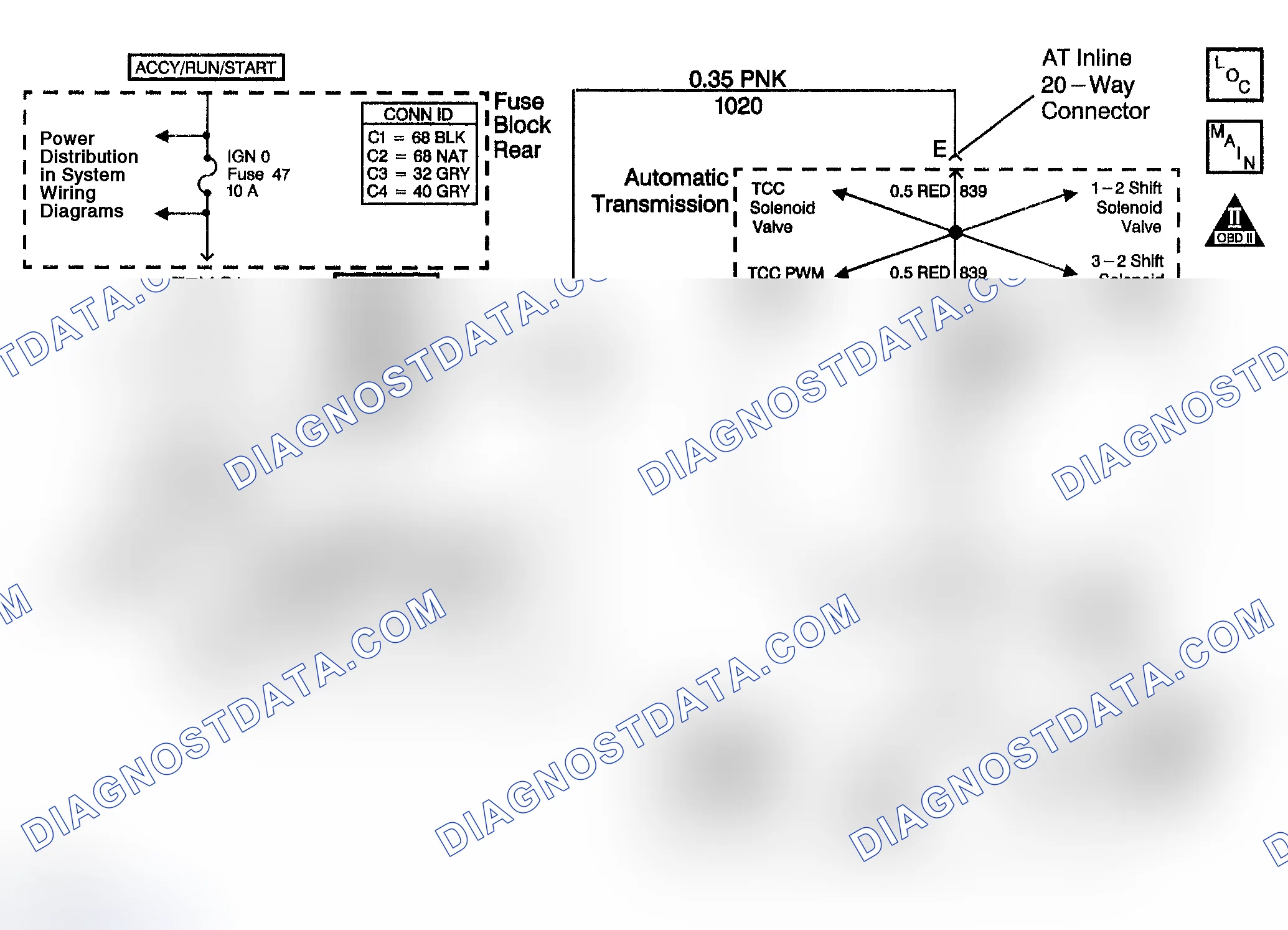 Scheme 348: DTC P0758 (5.3L): 2-3 Shift Solenoid Circuit Electrical