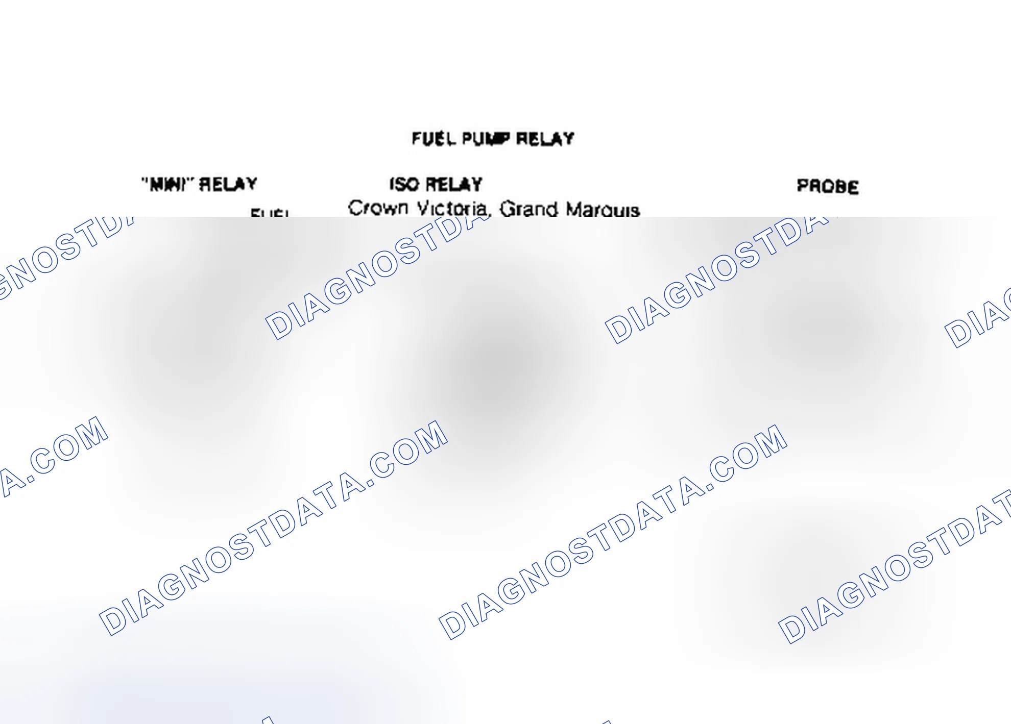 Scheme 20: Identifying Fuel Pump Relay Connector Terminals (J2)