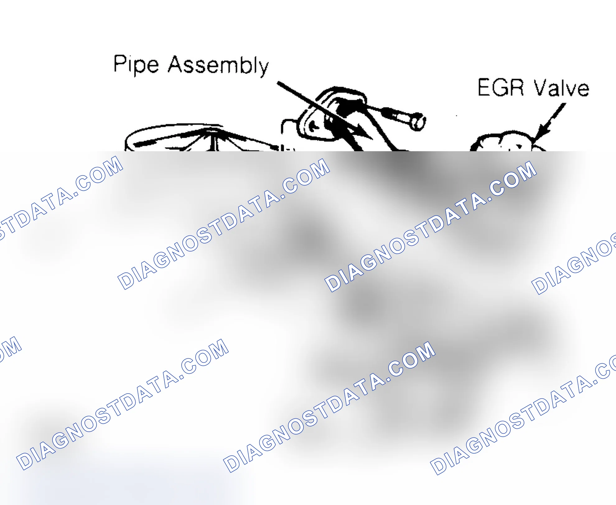 Scheme 394: EGR Valve Location on 4.3L V6 Diesel