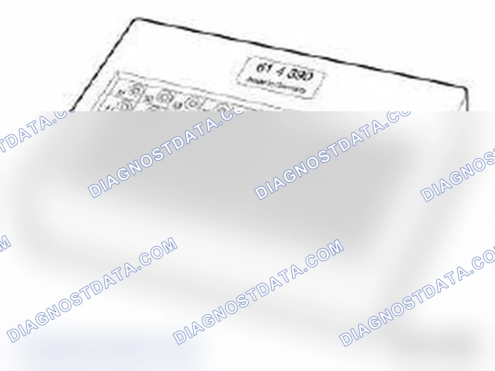 Scheme 308: 61 4 390 Measuring box, 60-pin