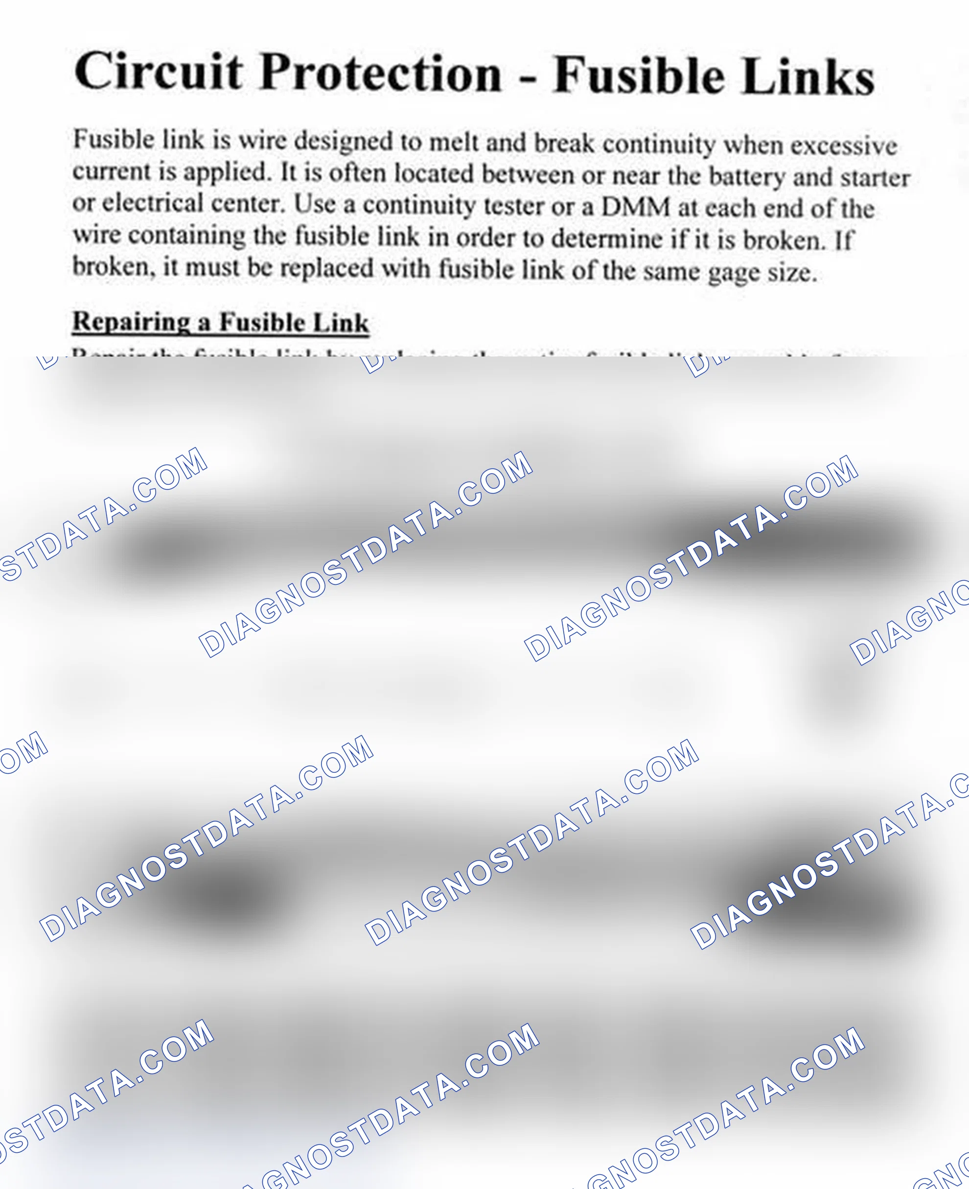 Scheme 1: FUSIBLE LINKS