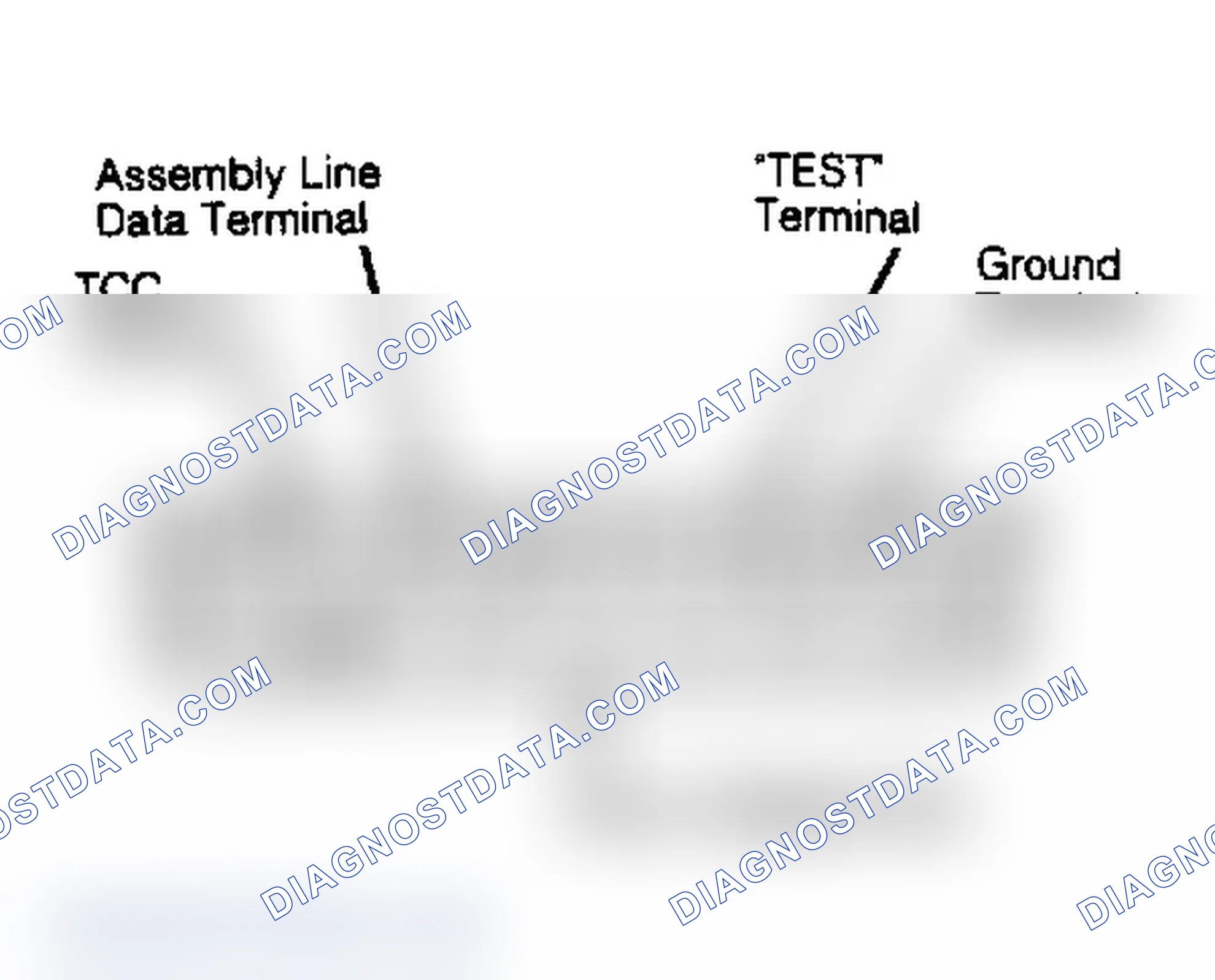 Scheme 51: ALCL Connector Identification. ALCL is located under left side of dash on pickup models and under driver's seat on van models.