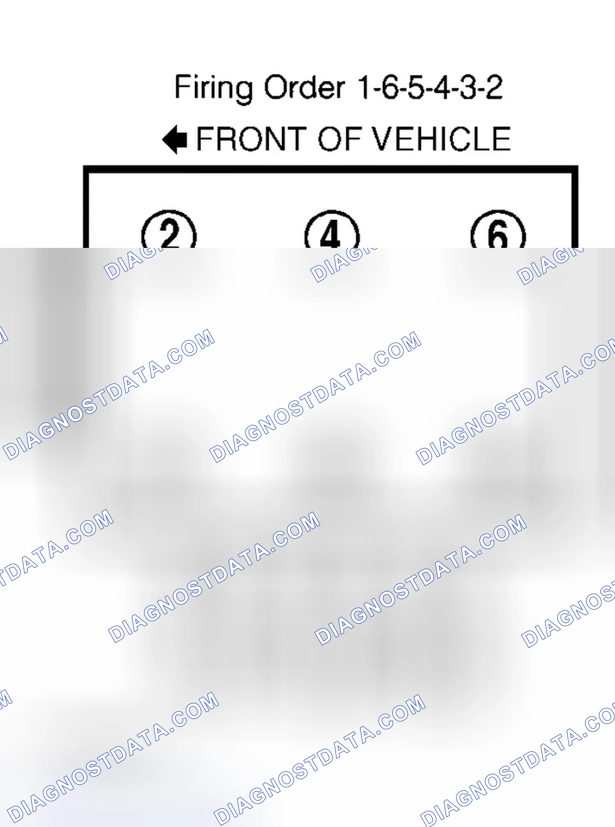 Scheme 5: Firing Order (3.8L - "F" Body)