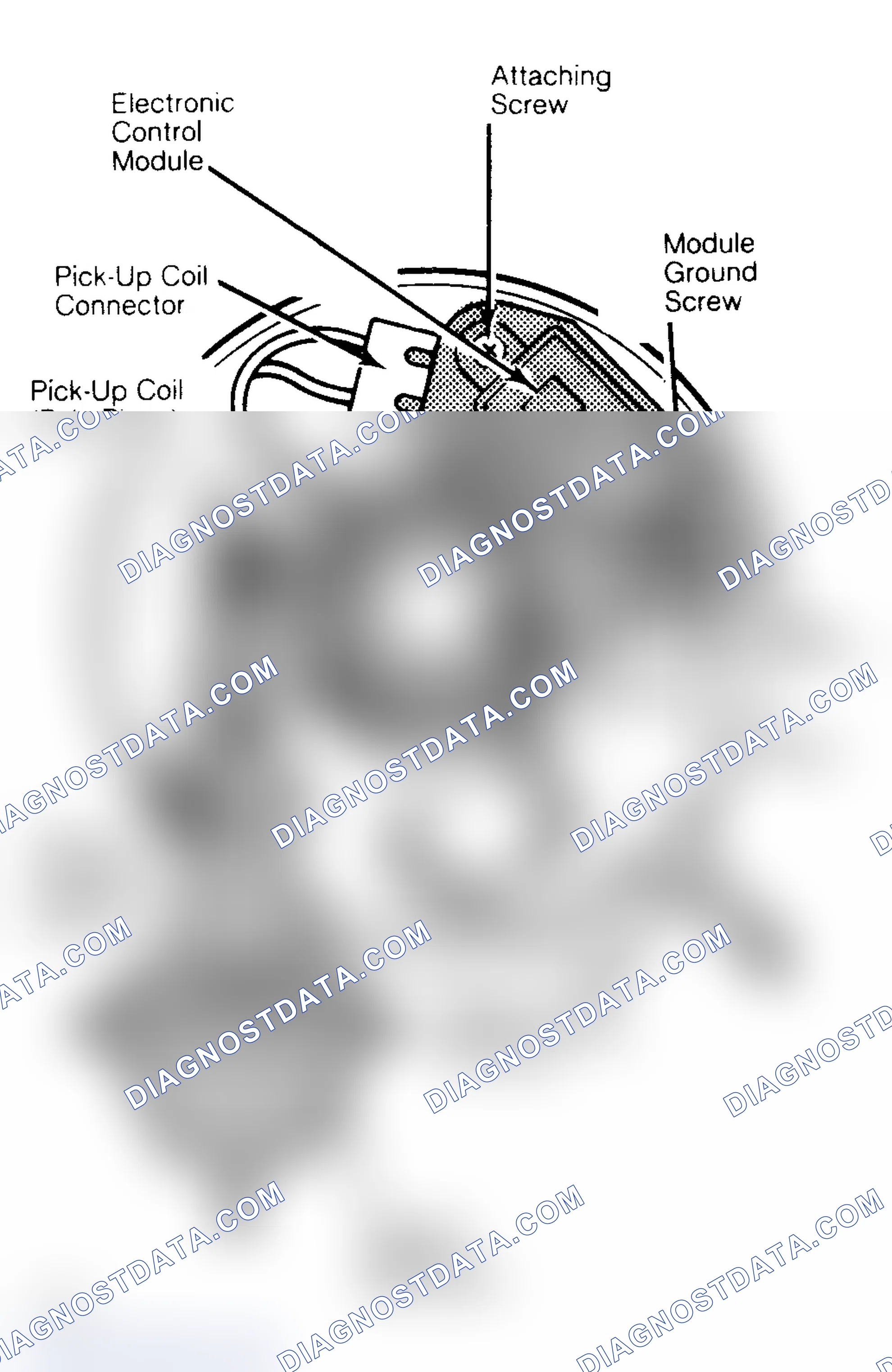 Scheme 9: Internal Components of HEI Distributor Number of module terminals will vary between regular and ESC systems.