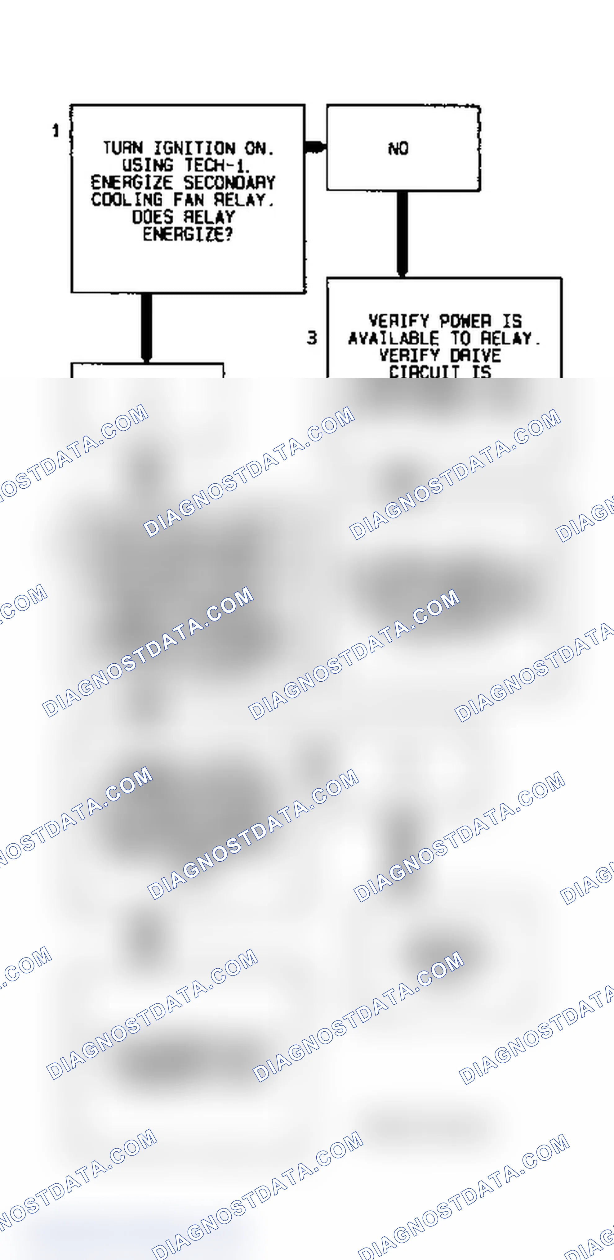 Scheme 80: Code 78 Flow Chart (Fleetwood) Secondary Cooling Fan Driver
