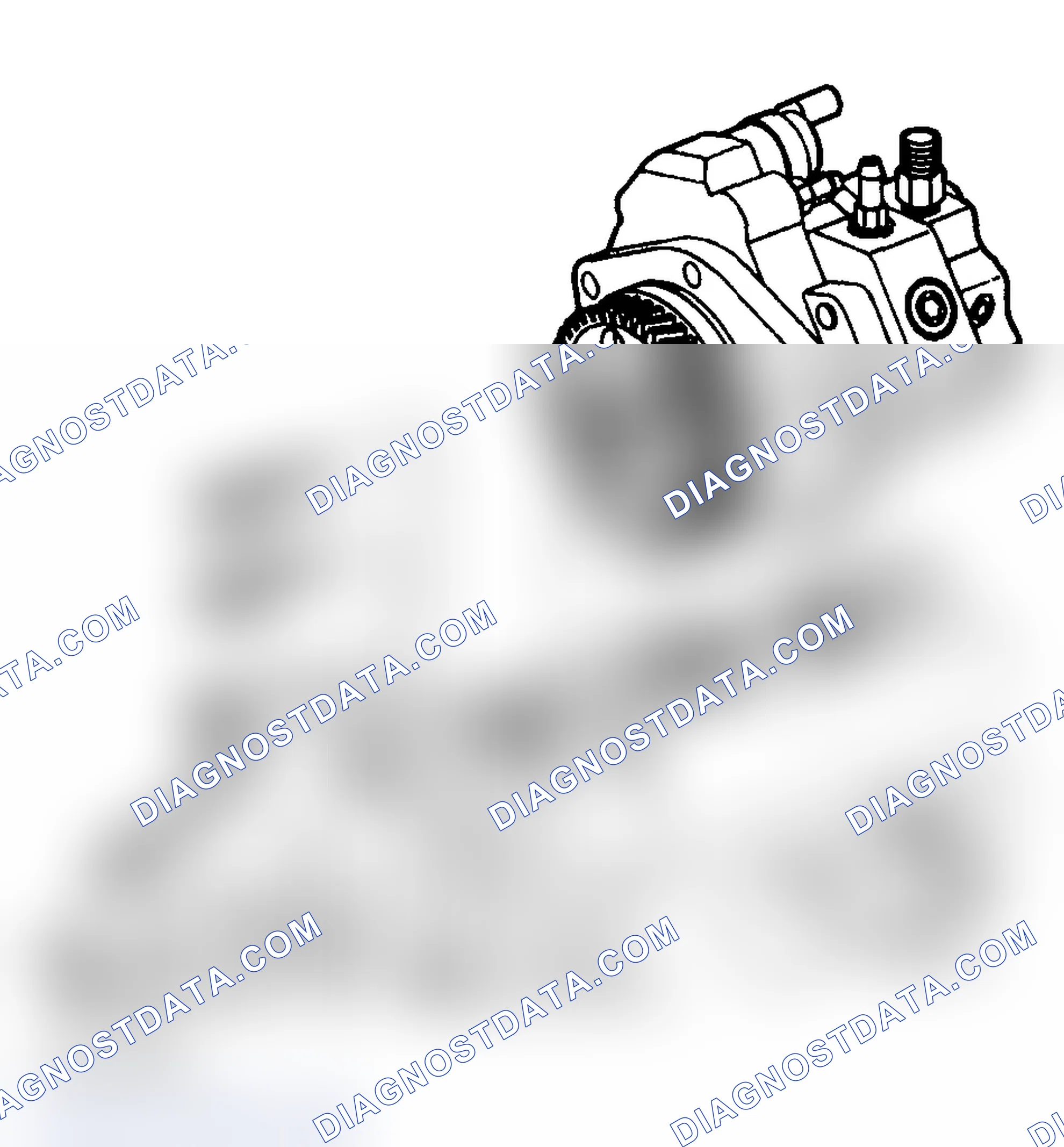 Scheme 1011: Fuel Injection Pump Installation