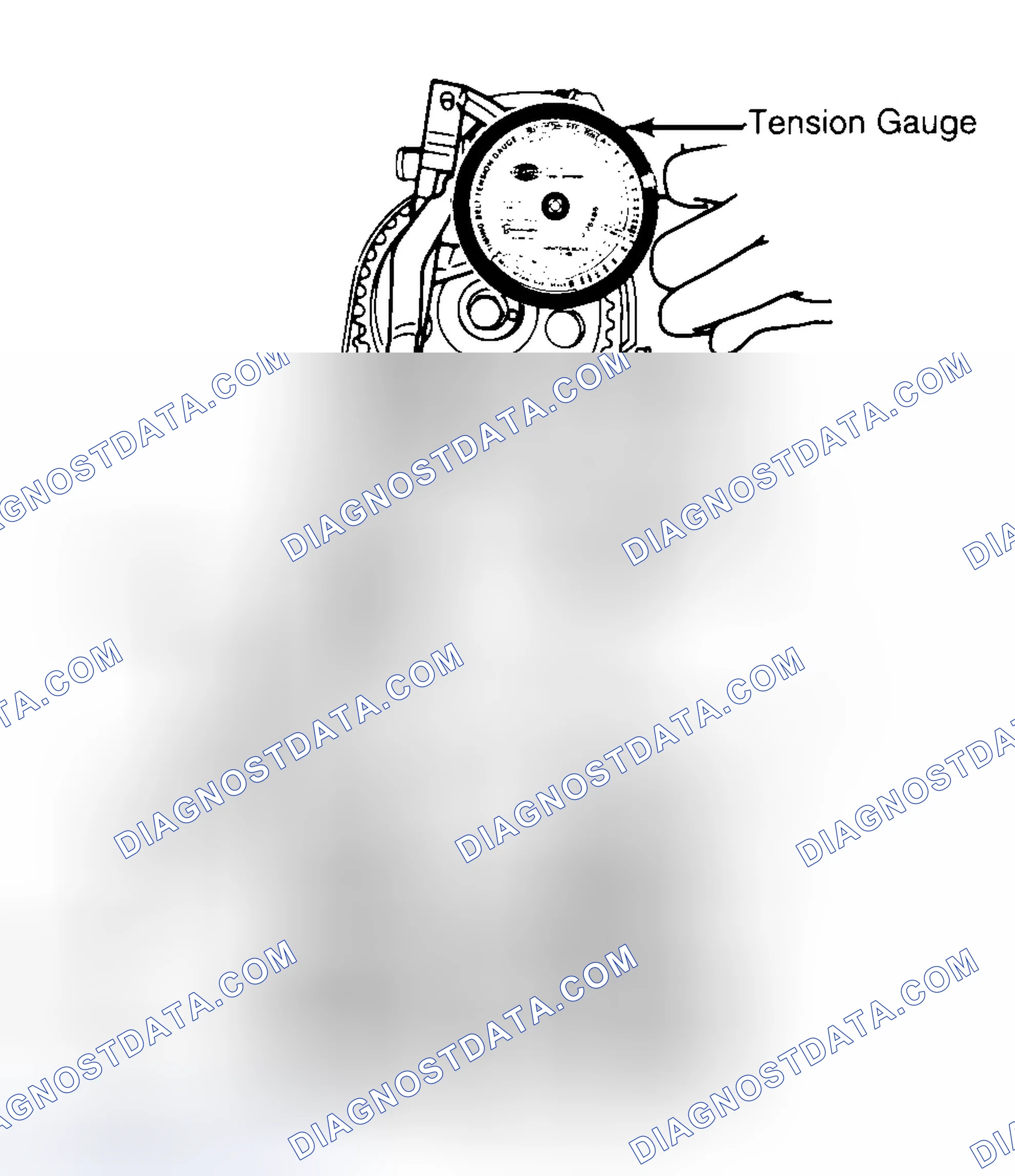 Scheme 3: Adjusting Typical Timing Belt Tension
