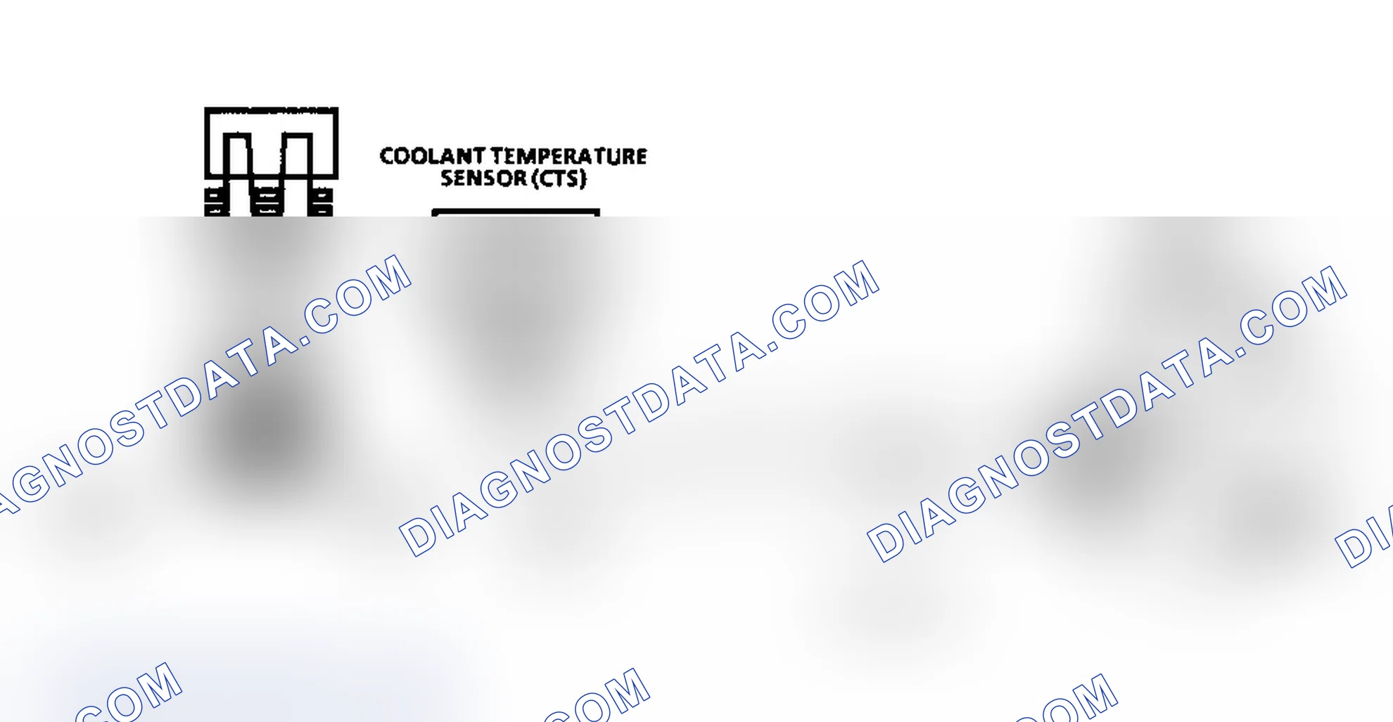 Scheme 372: CODE 14 - COOLANT TEMPERATURE SENSOR HIGH TEMPERATURE INDICATED (SIGNAL VOLTAGE LOW)
