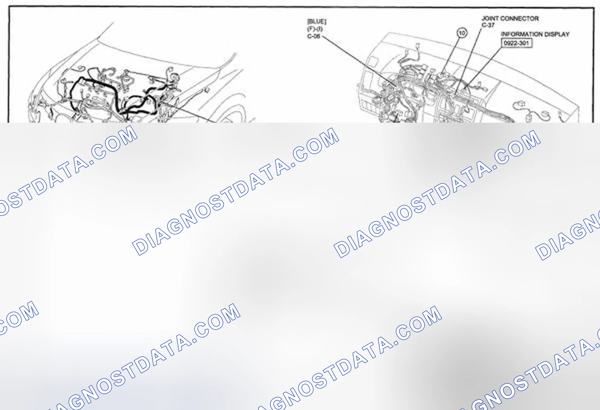 Scheme 353: Information Display System Wiring Diagram - 0922-3b (2 Of 2)