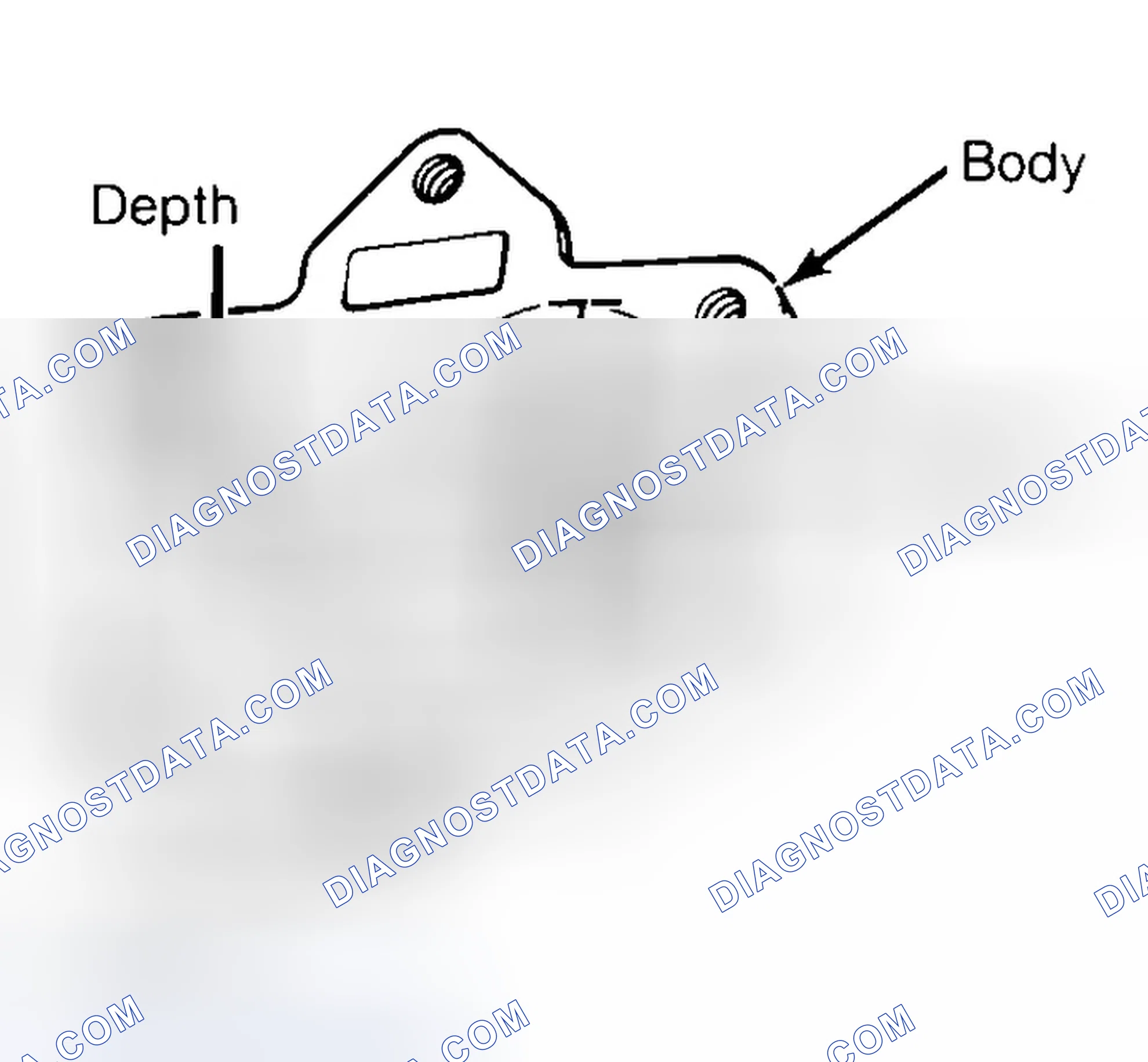 Scheme 35: Measuring Oil Pump Gear Cavity