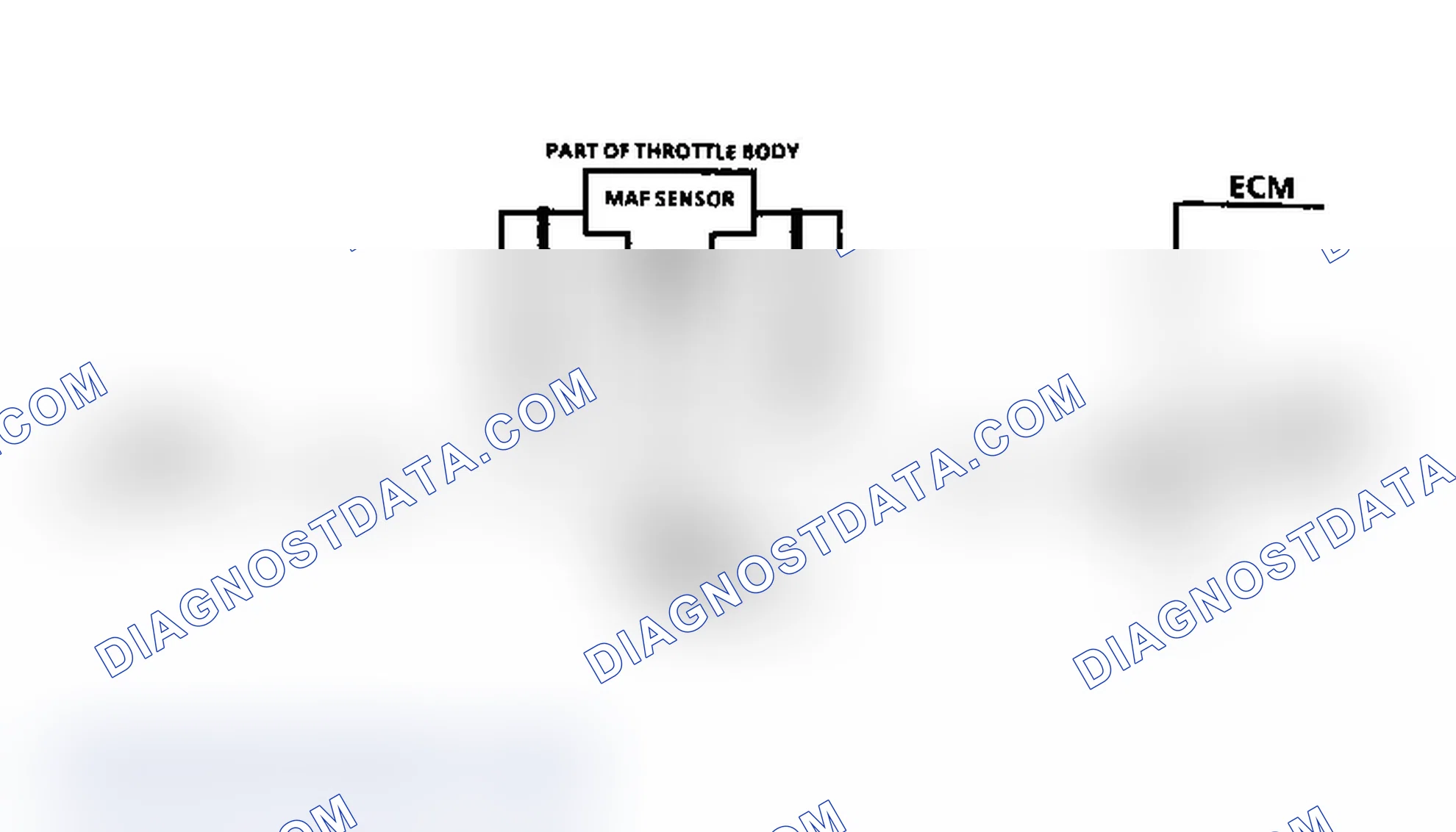 Scheme 301: Code 34: MAF Sensor Ckt Diag (3.3L A/N Body)
