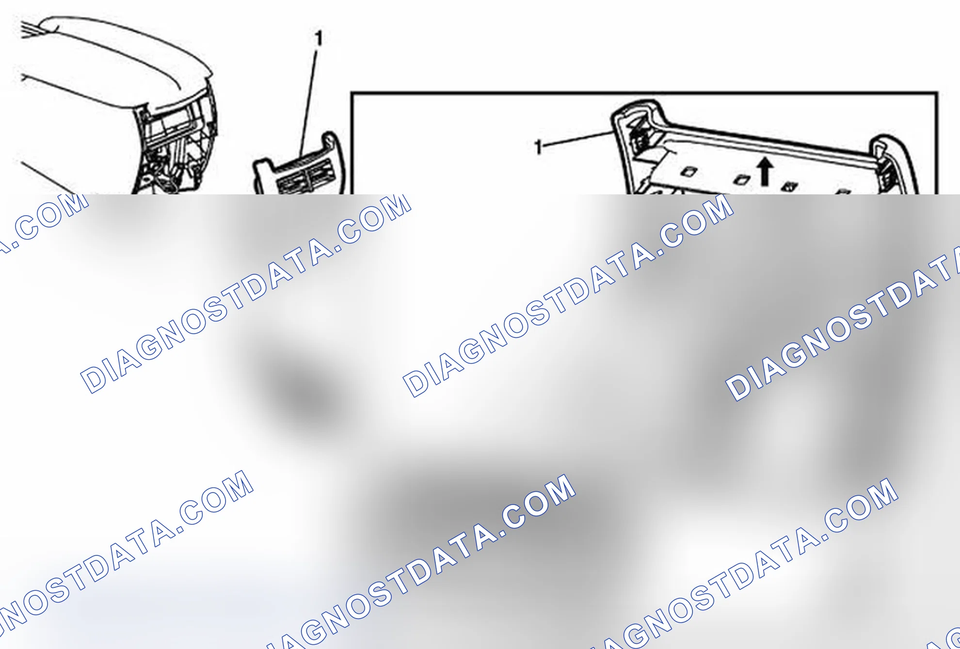 Scheme 54: Front Floor Console Rear Air Outlet Replacement