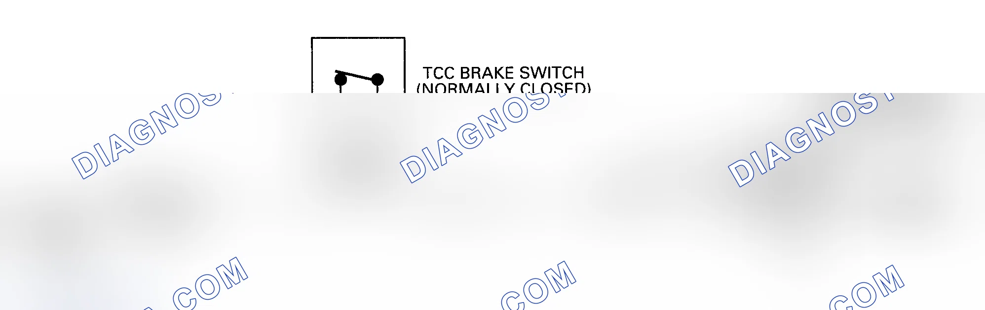 Scheme 481: DTCS 37/38 Schematic (All Models) TCC Brake Switch Stuck On/Off