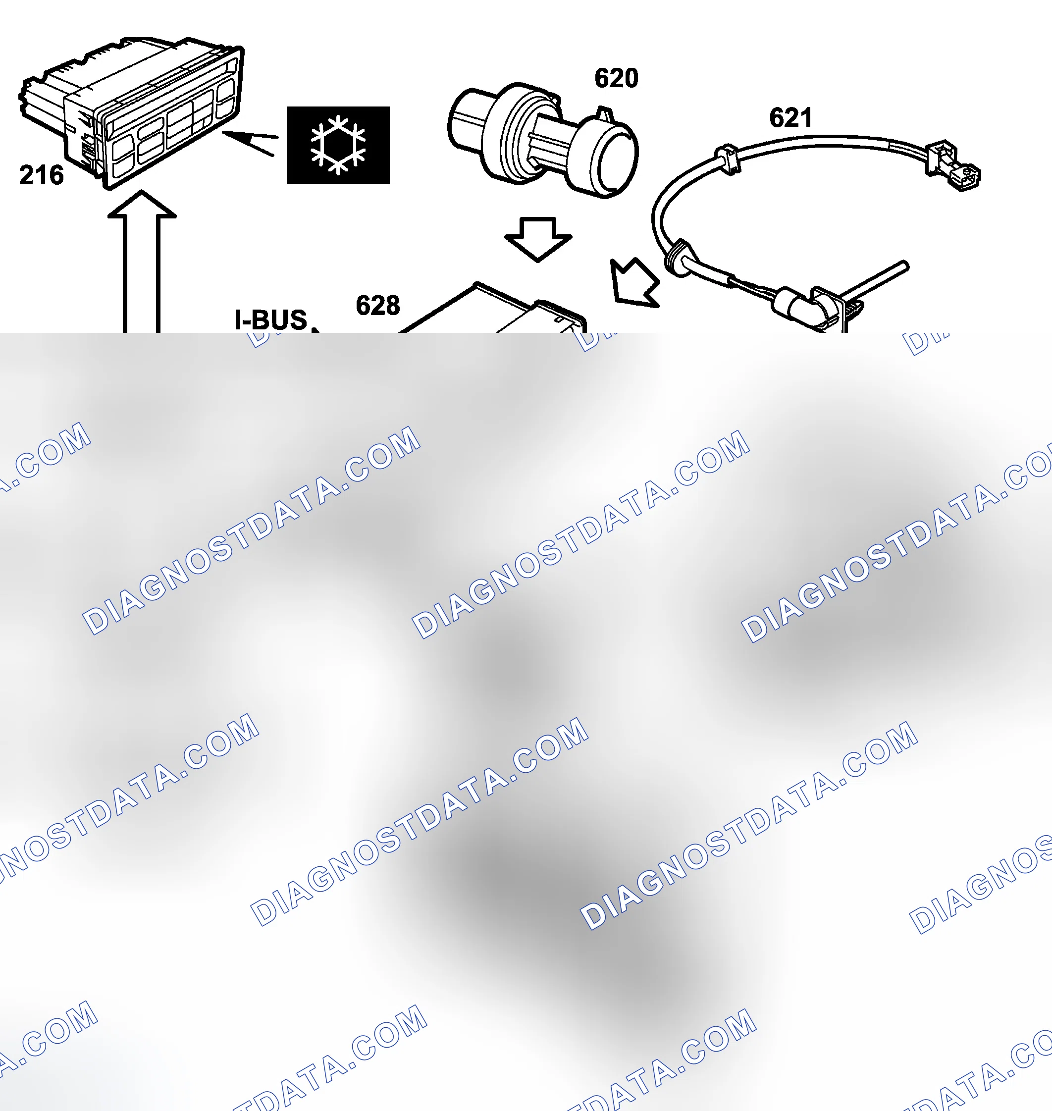 Scheme 83: System Overview, A/C Function (Cars With ACC)