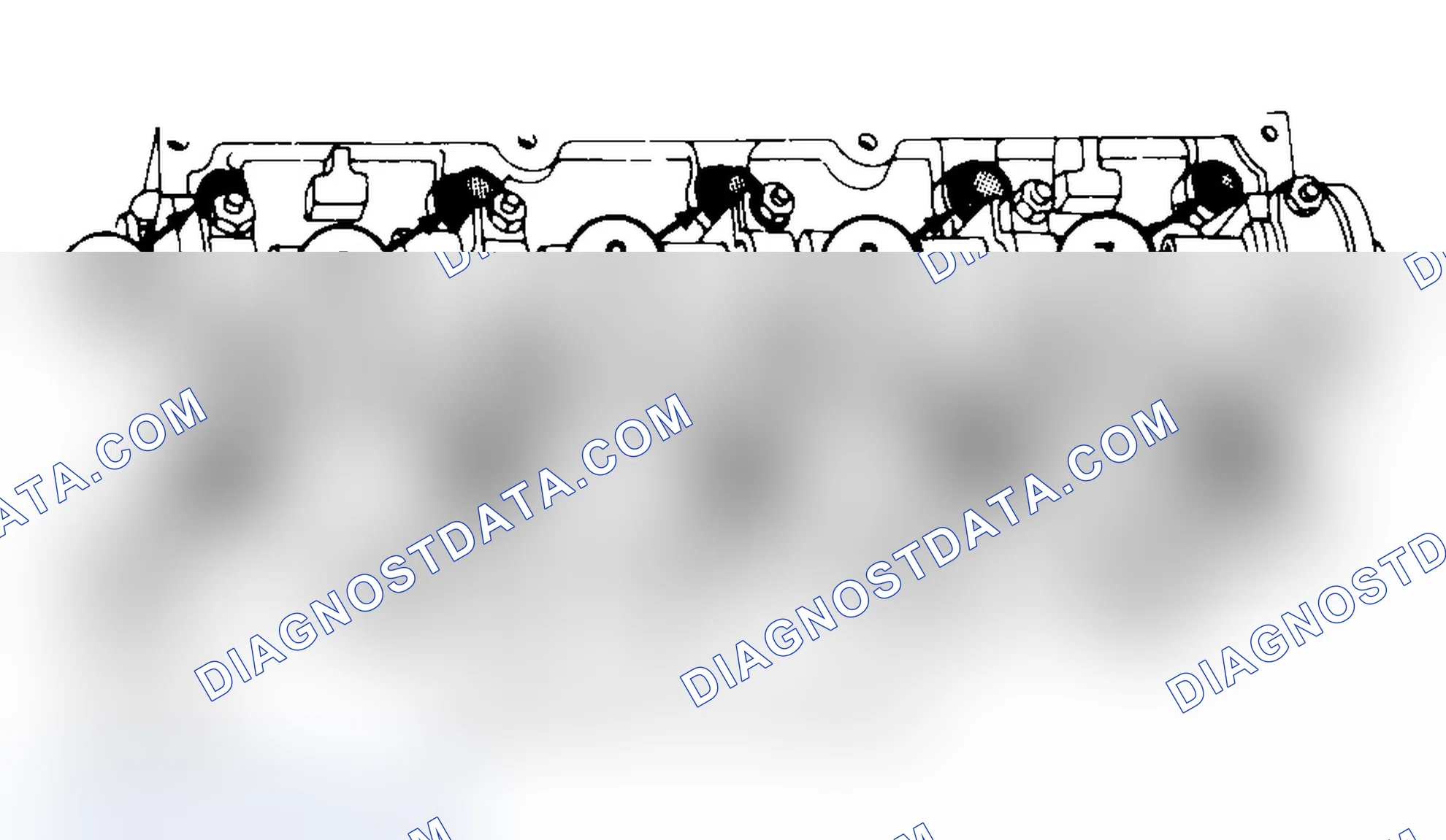 Scheme 7: Typical Cylinder Head Tightening or Loosening Sequence