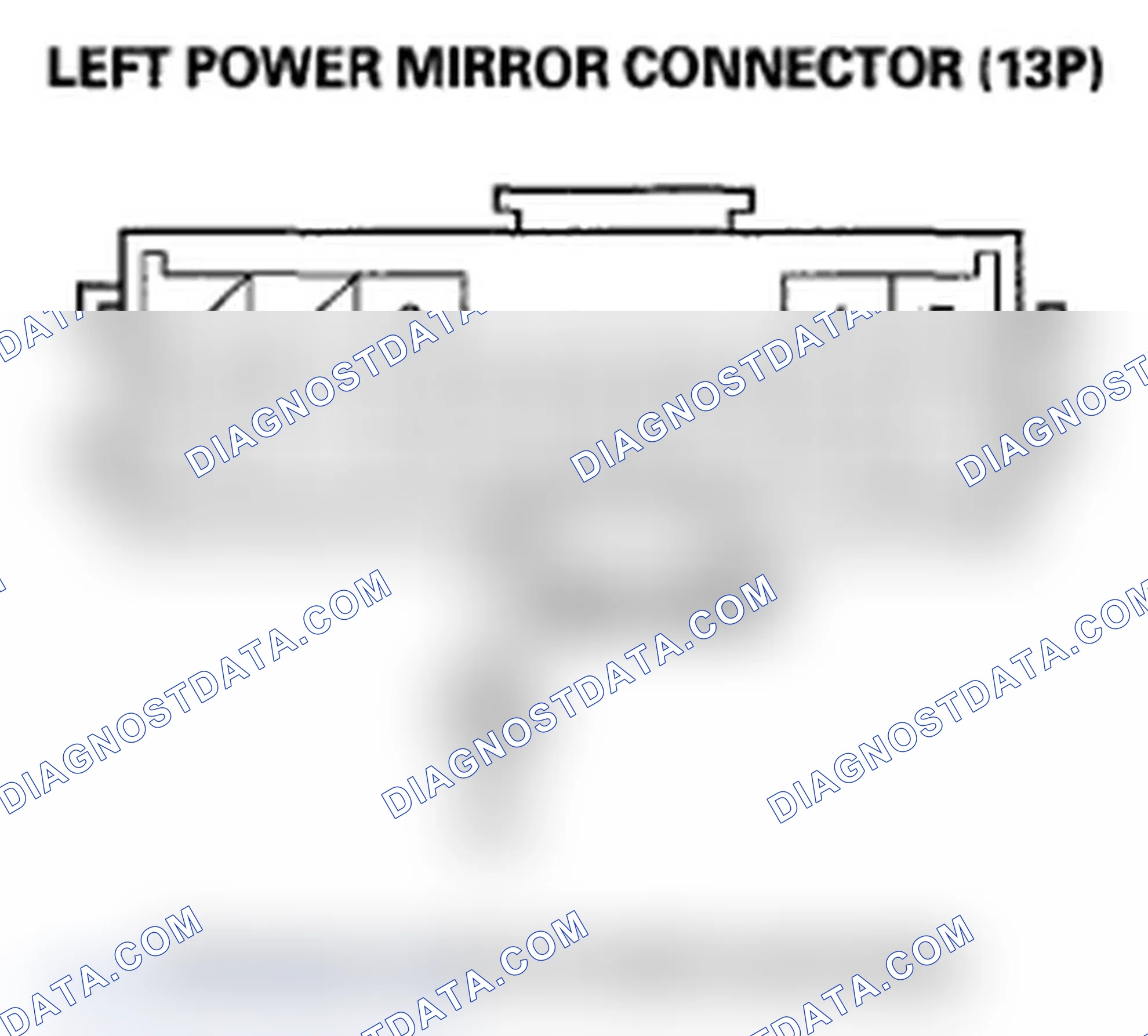 Scheme 63: DTC B1832: Left Mirror Horizontal Sensor Malfunction