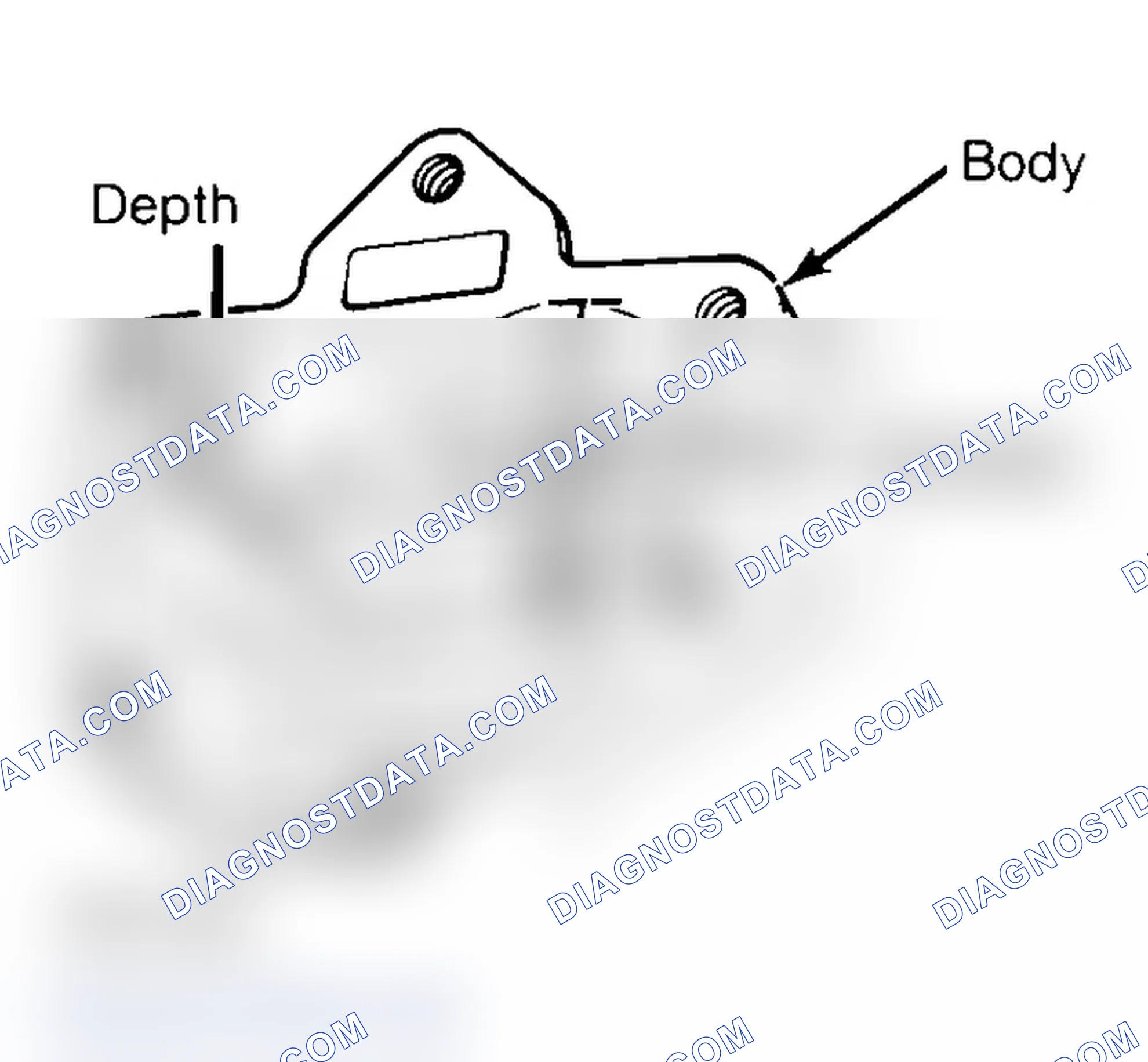 Scheme 35: Measuring Oil Pump Gear Cavity