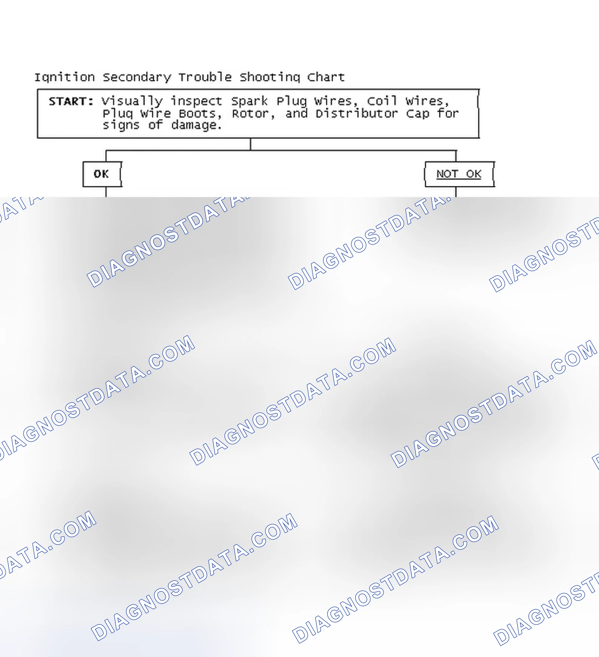 Scheme 1: Ignition Secondary Trouble Shooting Chart