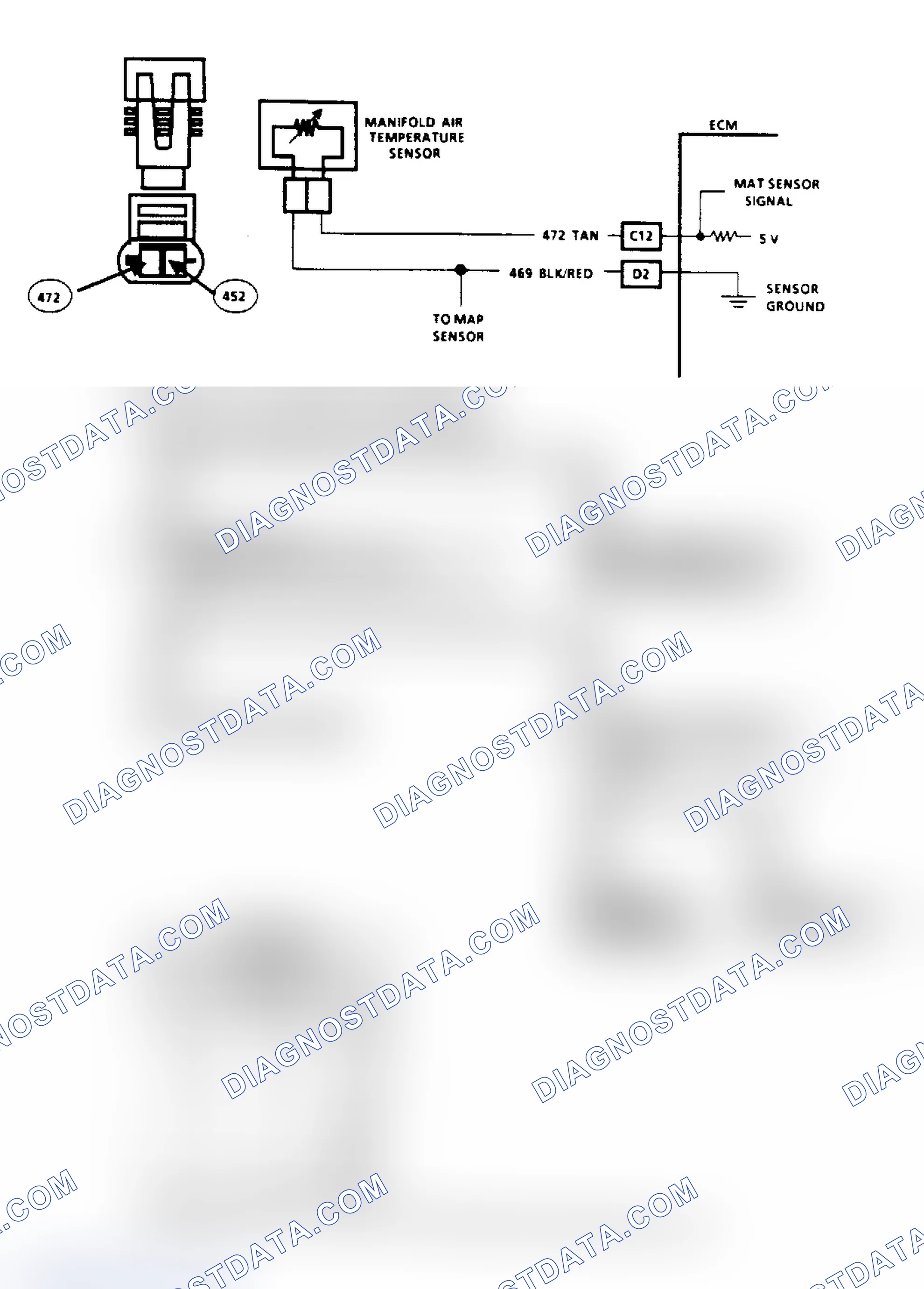 Scheme 126: Code 23 - MAT Sensor (Low Temp Indicated) (2.5L) ("SCAN" Diagnostics)