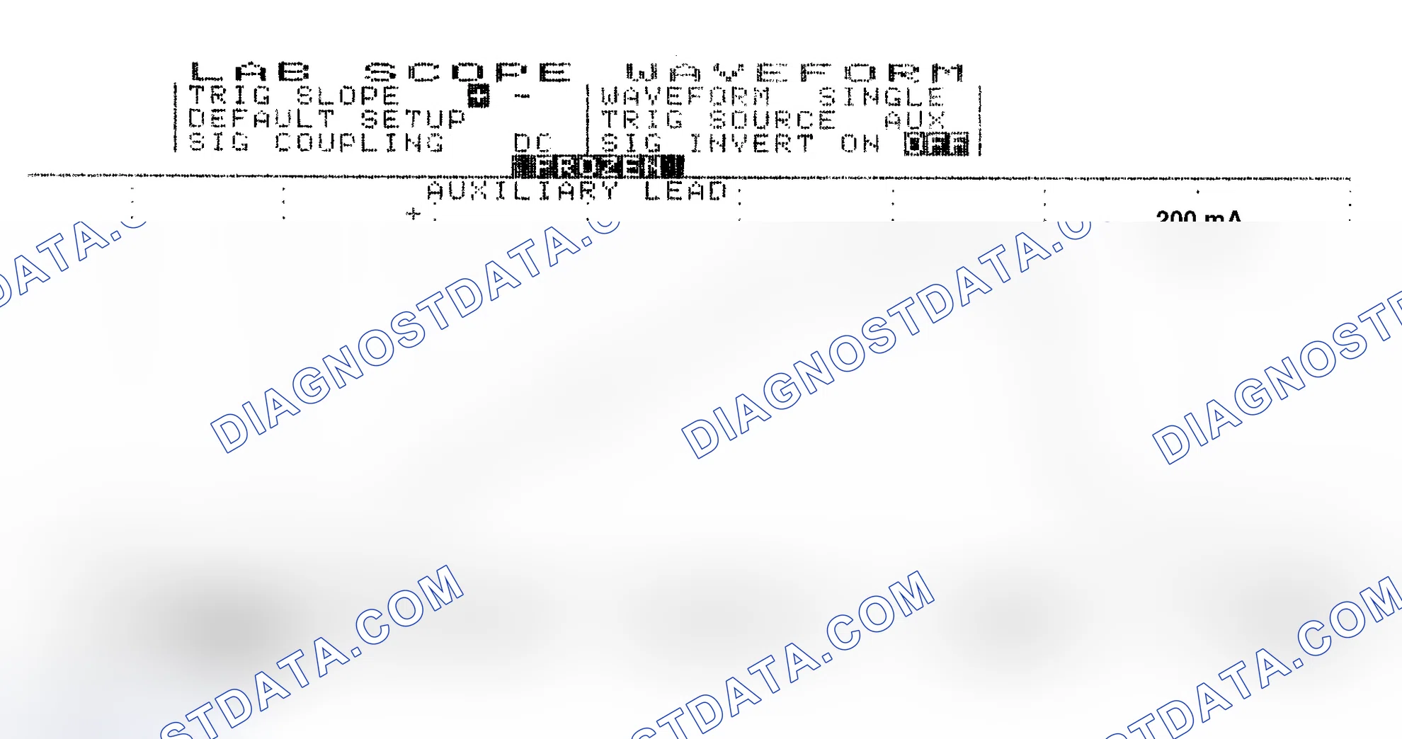 Scheme 13: Single Injector w/Normal Current Flow - Current Pattern