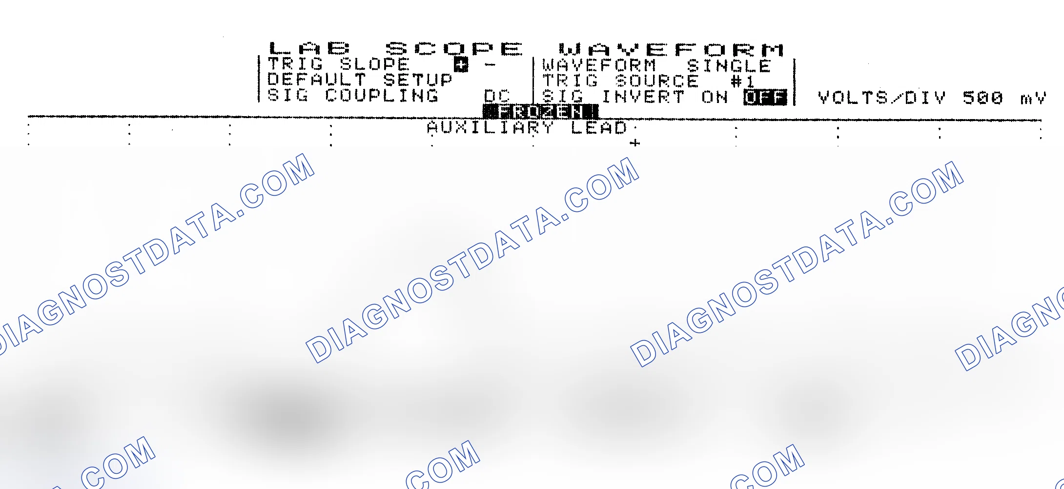 Scheme 10: Single Injector w/Excessive Current Flow - Current Pattern