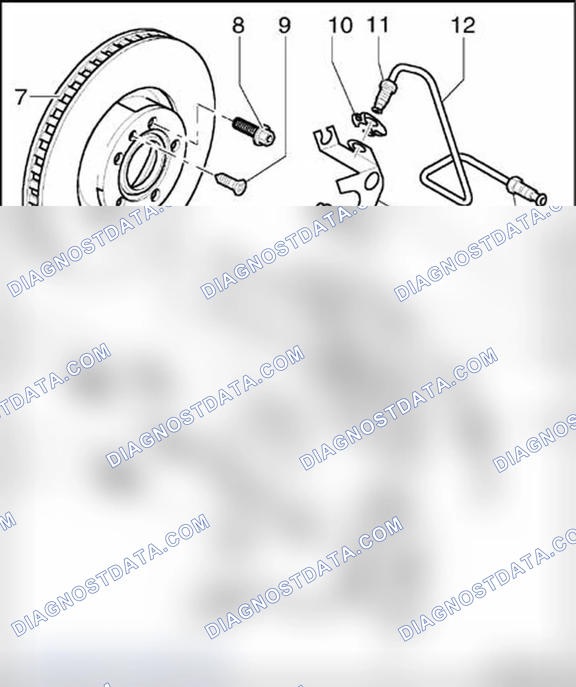 Scheme 44: Front brakes, servicing