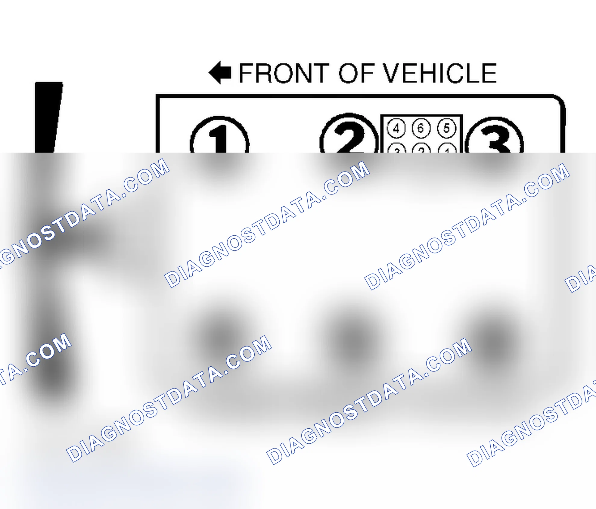 Scheme 5: Identifying Firing Order & Timing Marks (3.0L - VIN "U &V" & 4.0L - VIN "X")