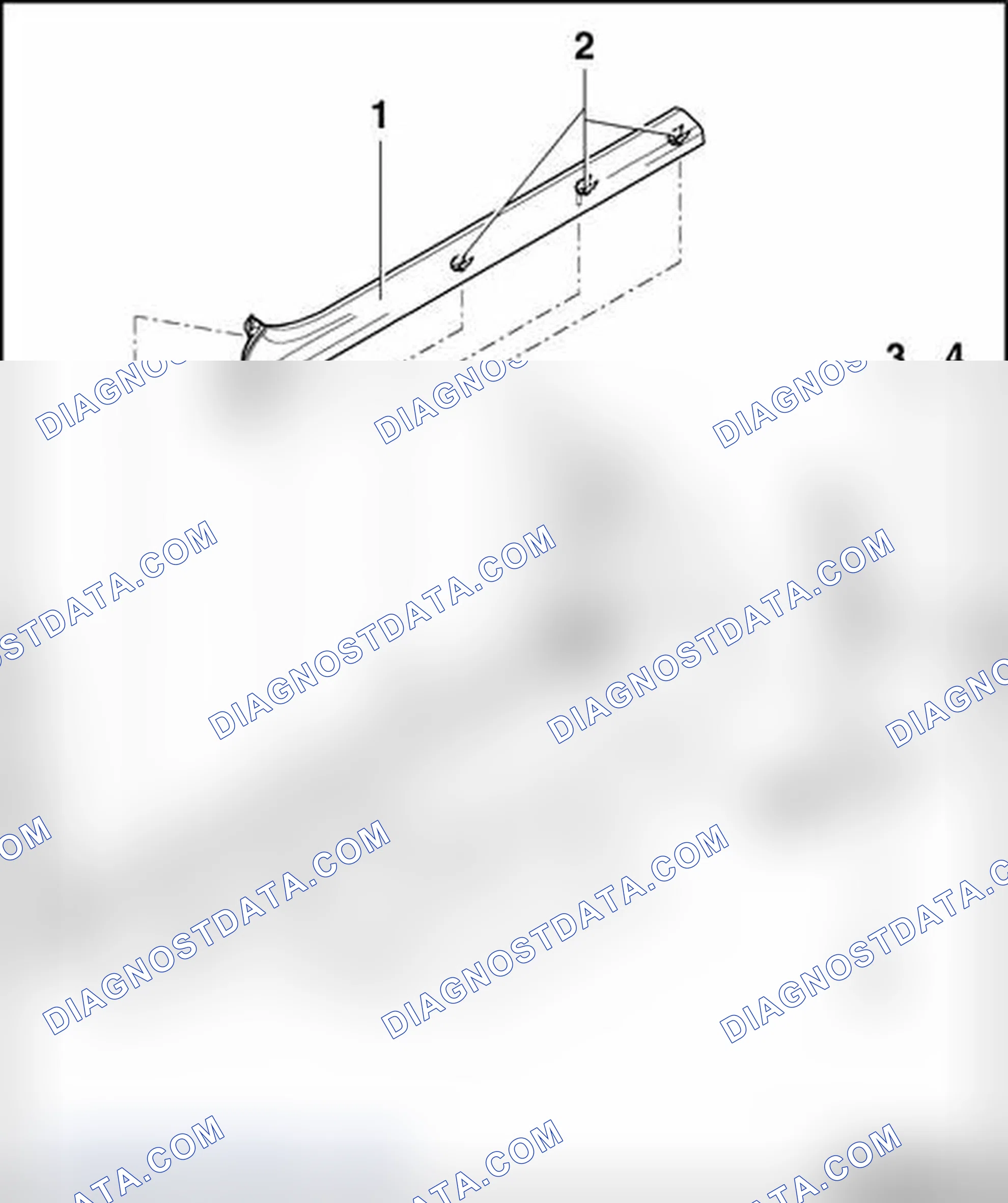 Scheme 147: Lower A-pillar trim, assembly overview
