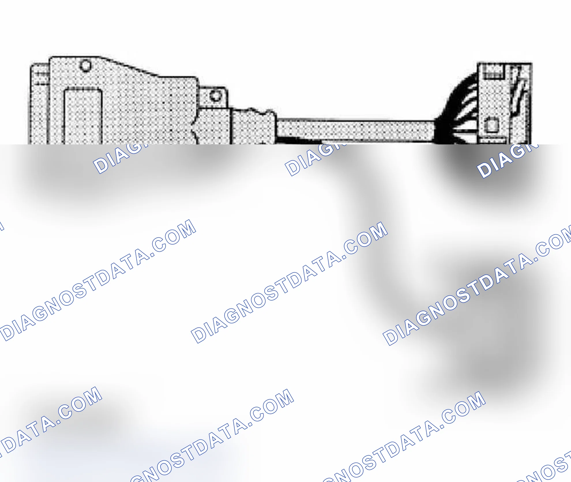 Scheme 385: 61 4 450 20-pin V-adapter lead (D 2.5), black