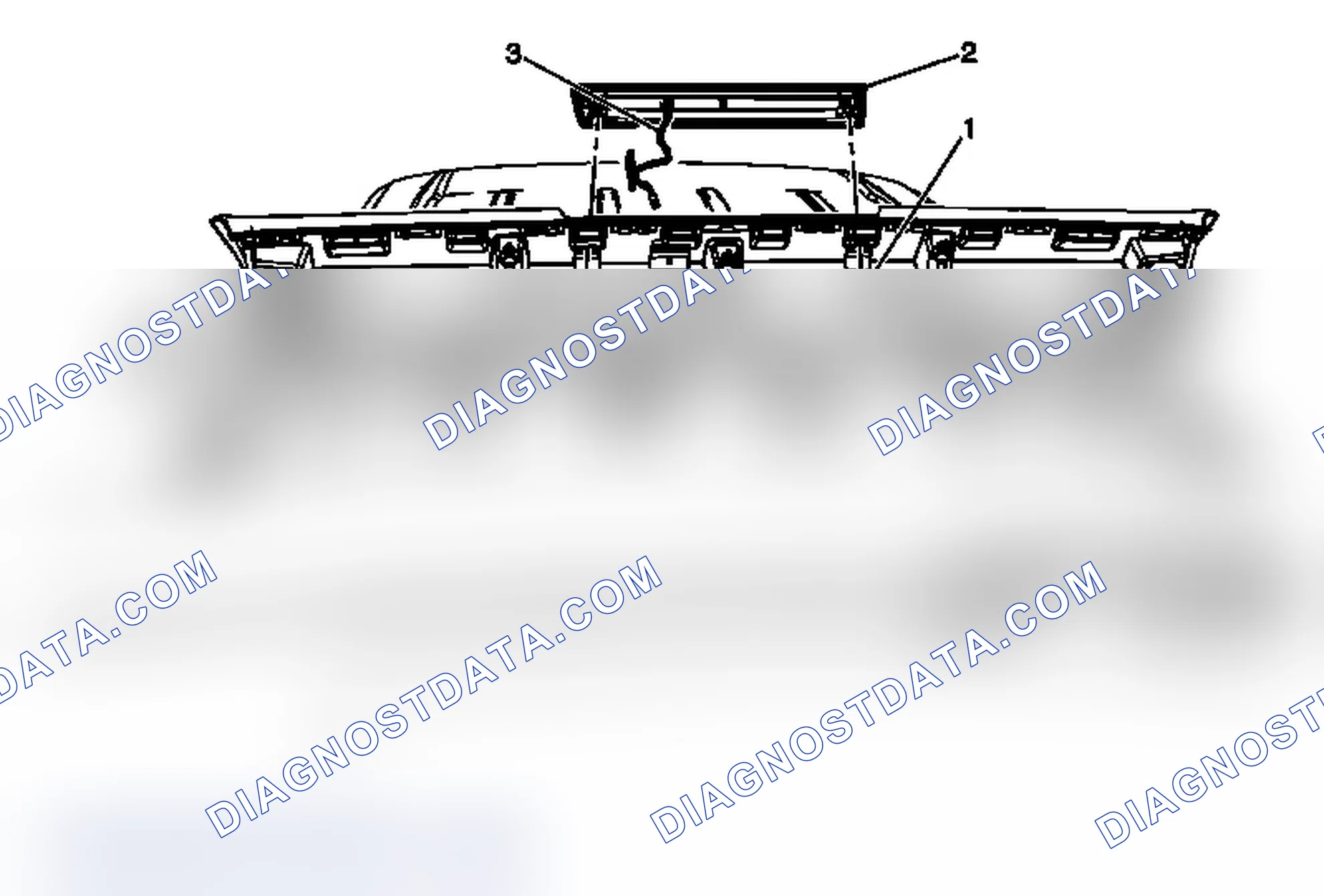 Scheme 67: High Mount Stop Lamp Replacement (Yukon Two-mode Hybrid)