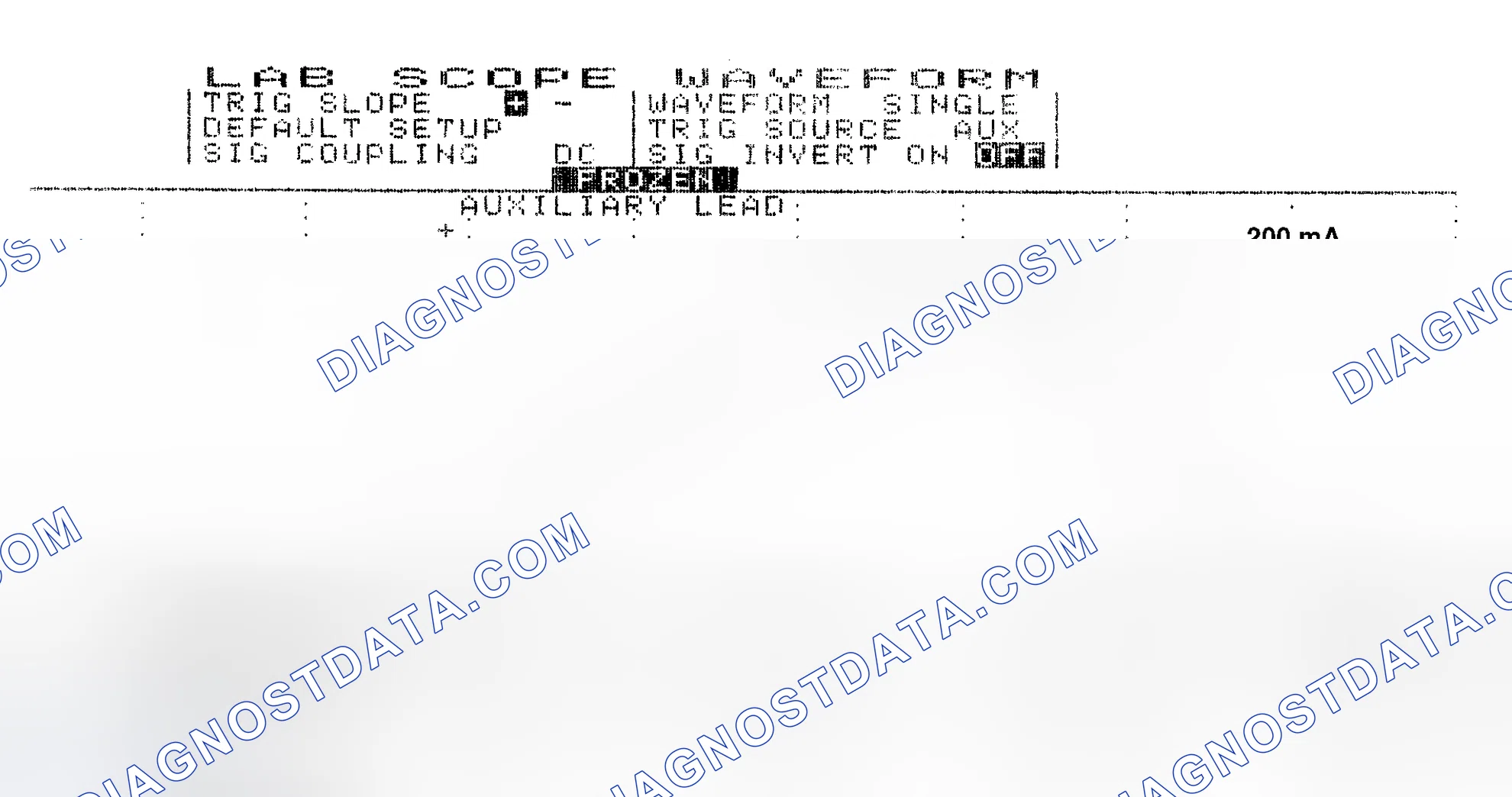 Scheme 13: Single Injector w/Normal Current Flow - Current Pattern