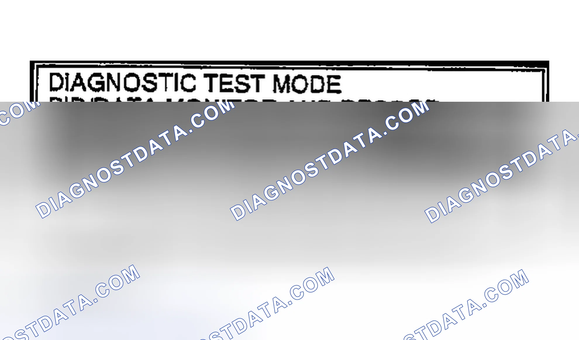 Scheme 591: Output Test Mode Procedure