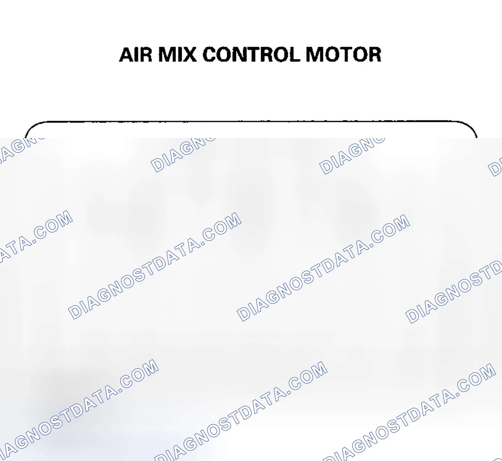Scheme 51: Air Mix Control Motor Test