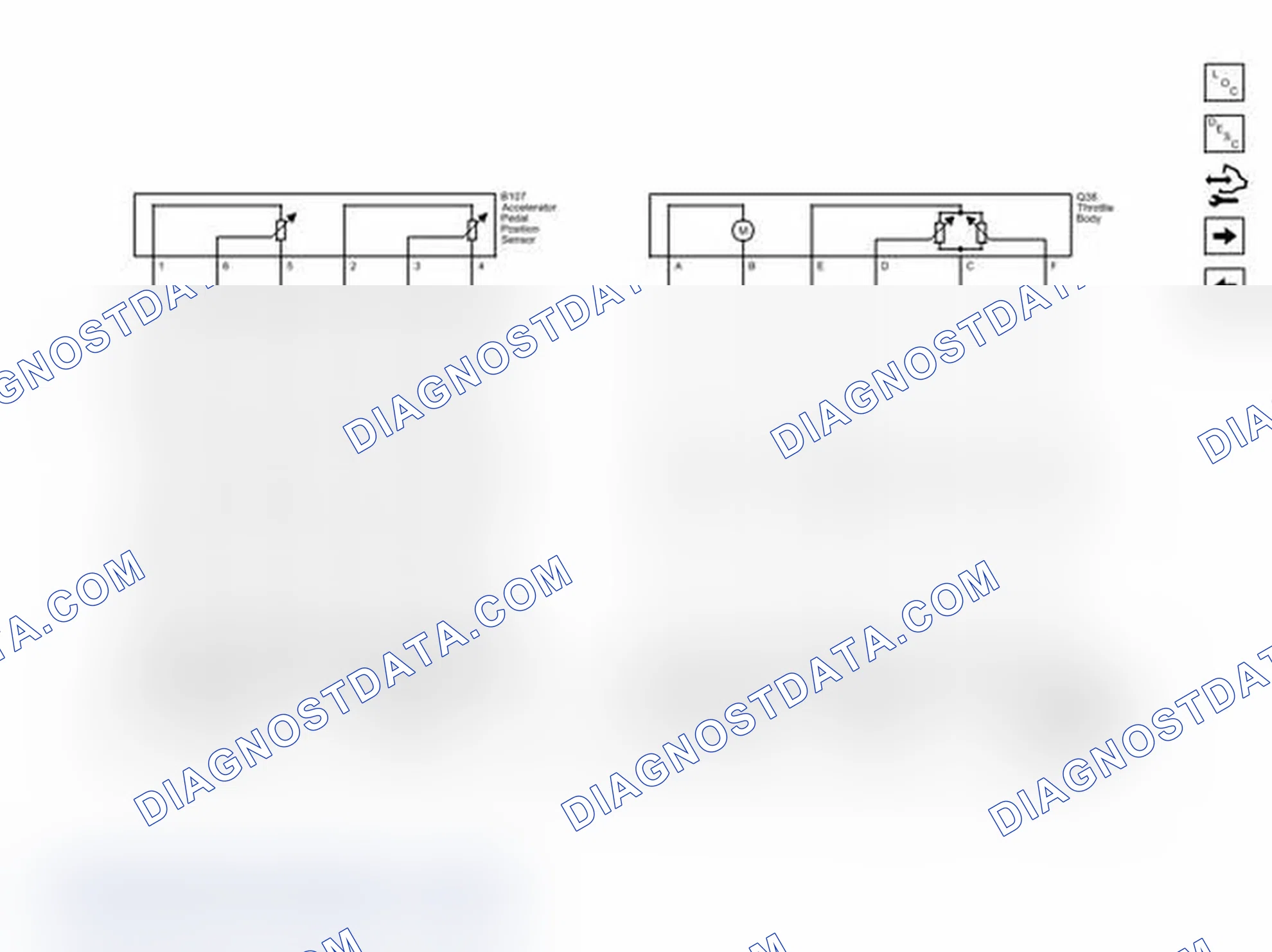 Scheme 44: Engine Data Sensors - Throttle Controls