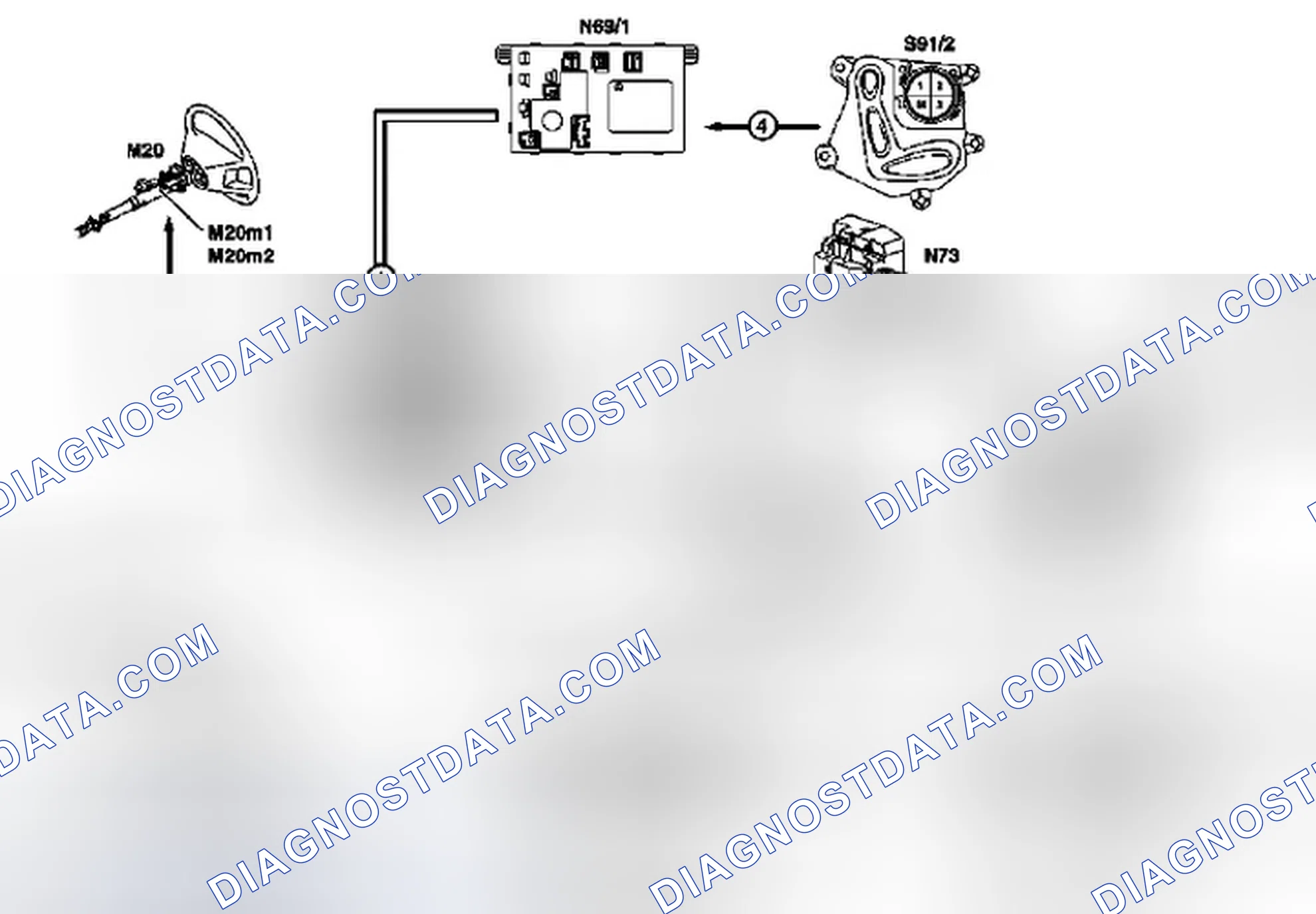 Fig. 8: Electrically Adjustable Steering Column (ESC) Function Diagram