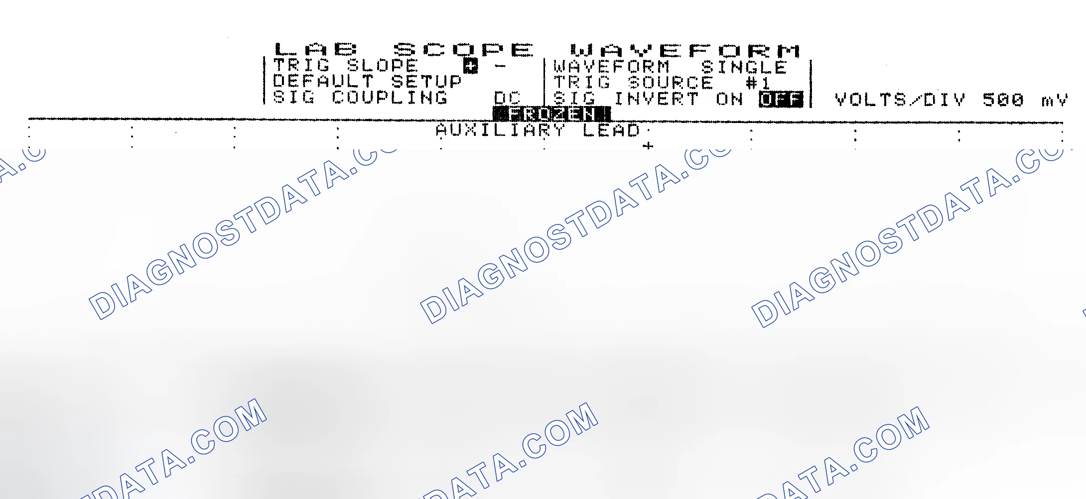 Scheme 10: Single Injector w/Excessive Current Flow - Current Pattern