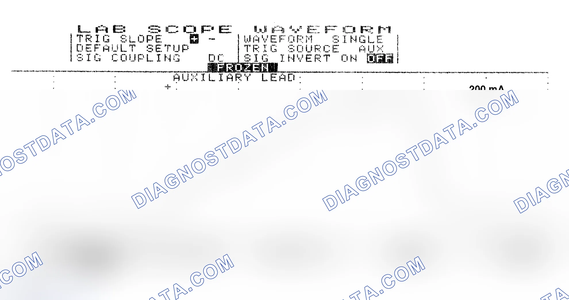 Scheme 13: Single Injector w/Normal Current Flow - Current Pattern