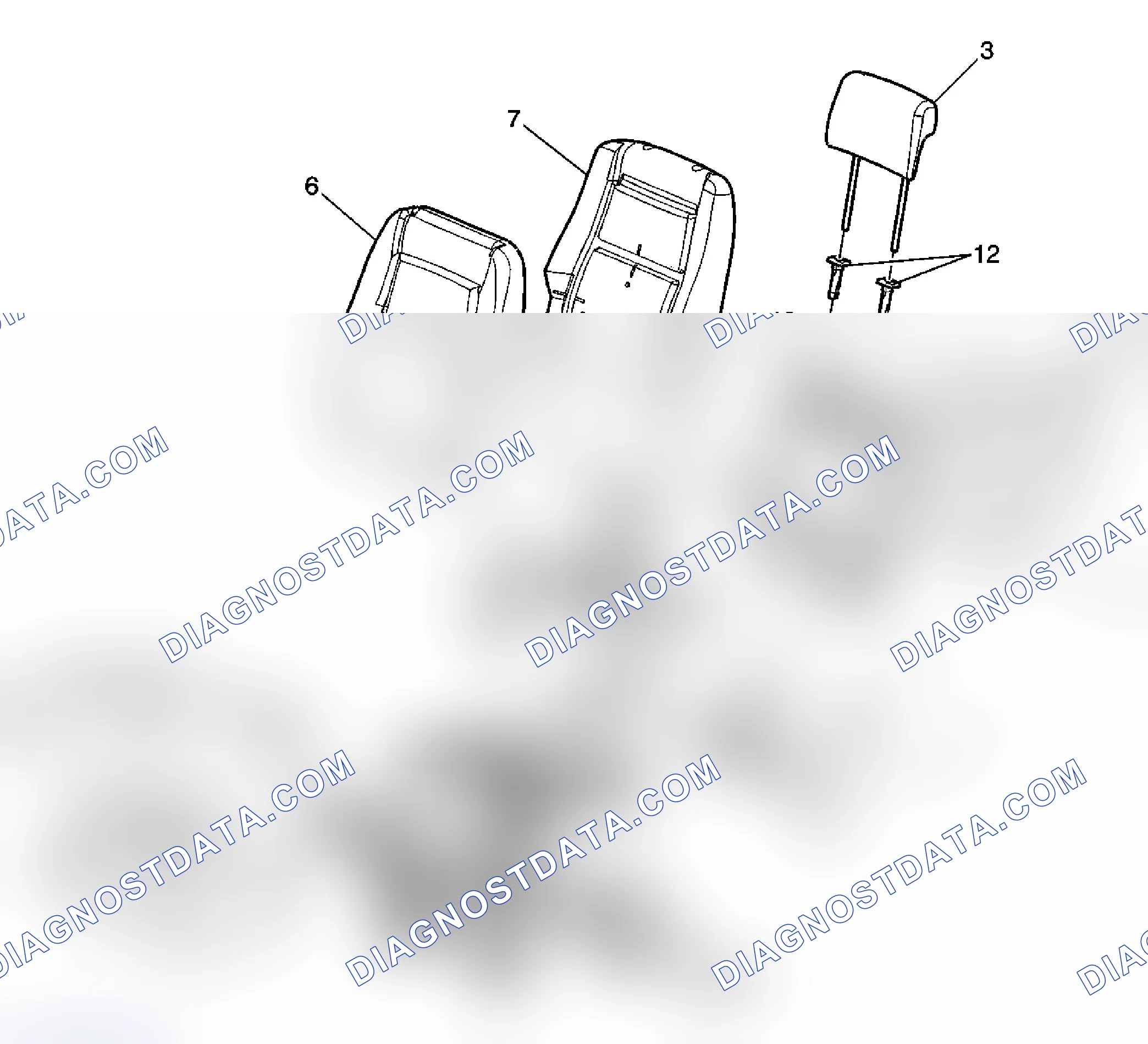 Scheme 28: Seat Back Frame Replacement - Rear (Bucket)